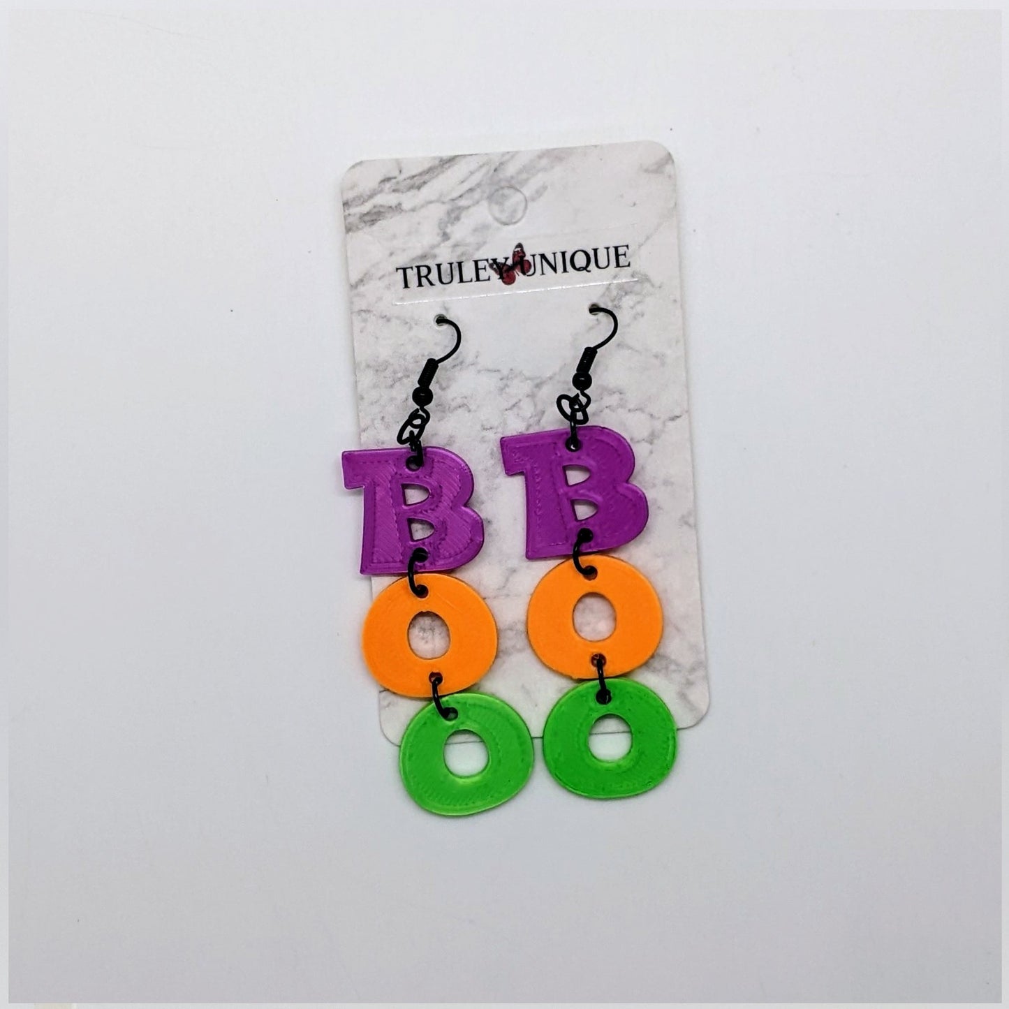BOO Halloween Earrings