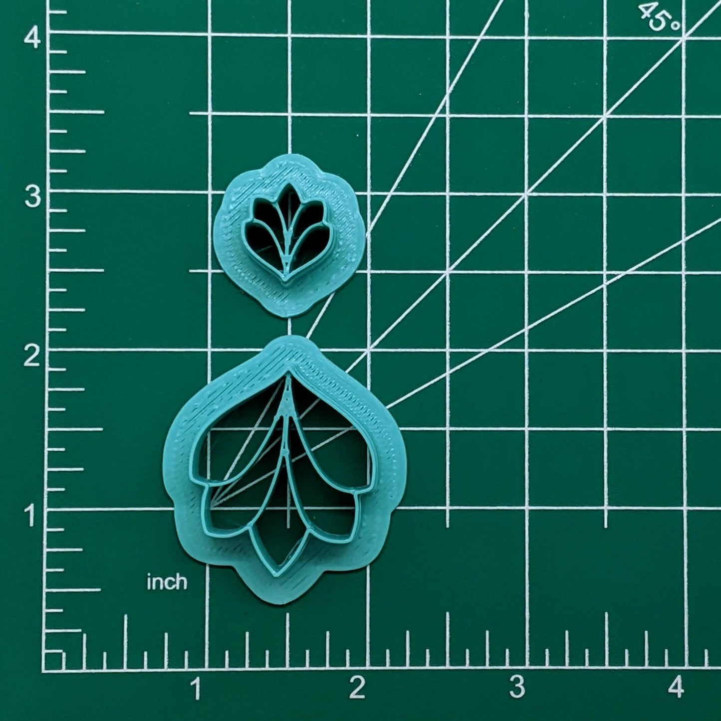 Quintet of Leaves Cookie Cutter for Ceramics, Pottery, Polymer Clay, Fondant - Multi-Medium Craft & Baking Tool