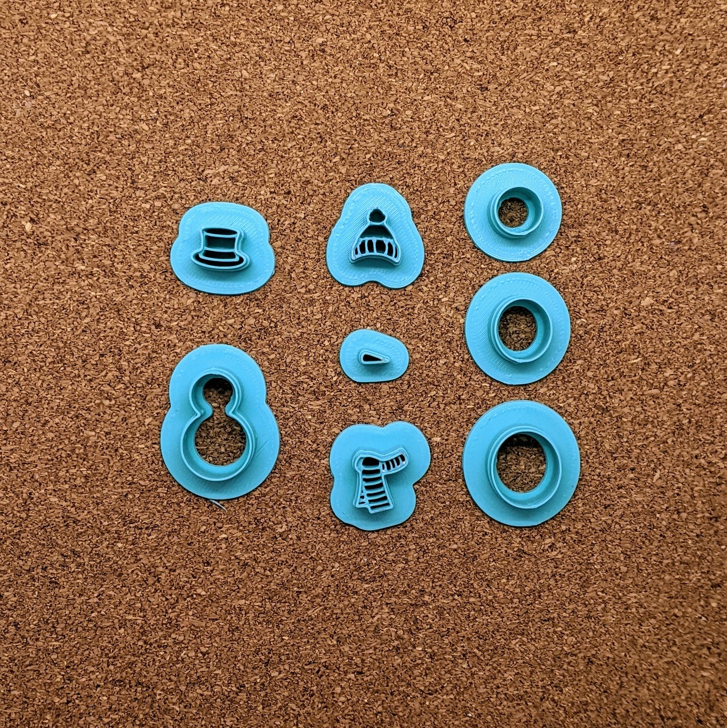 Snowman 8 Piece Cutter Set