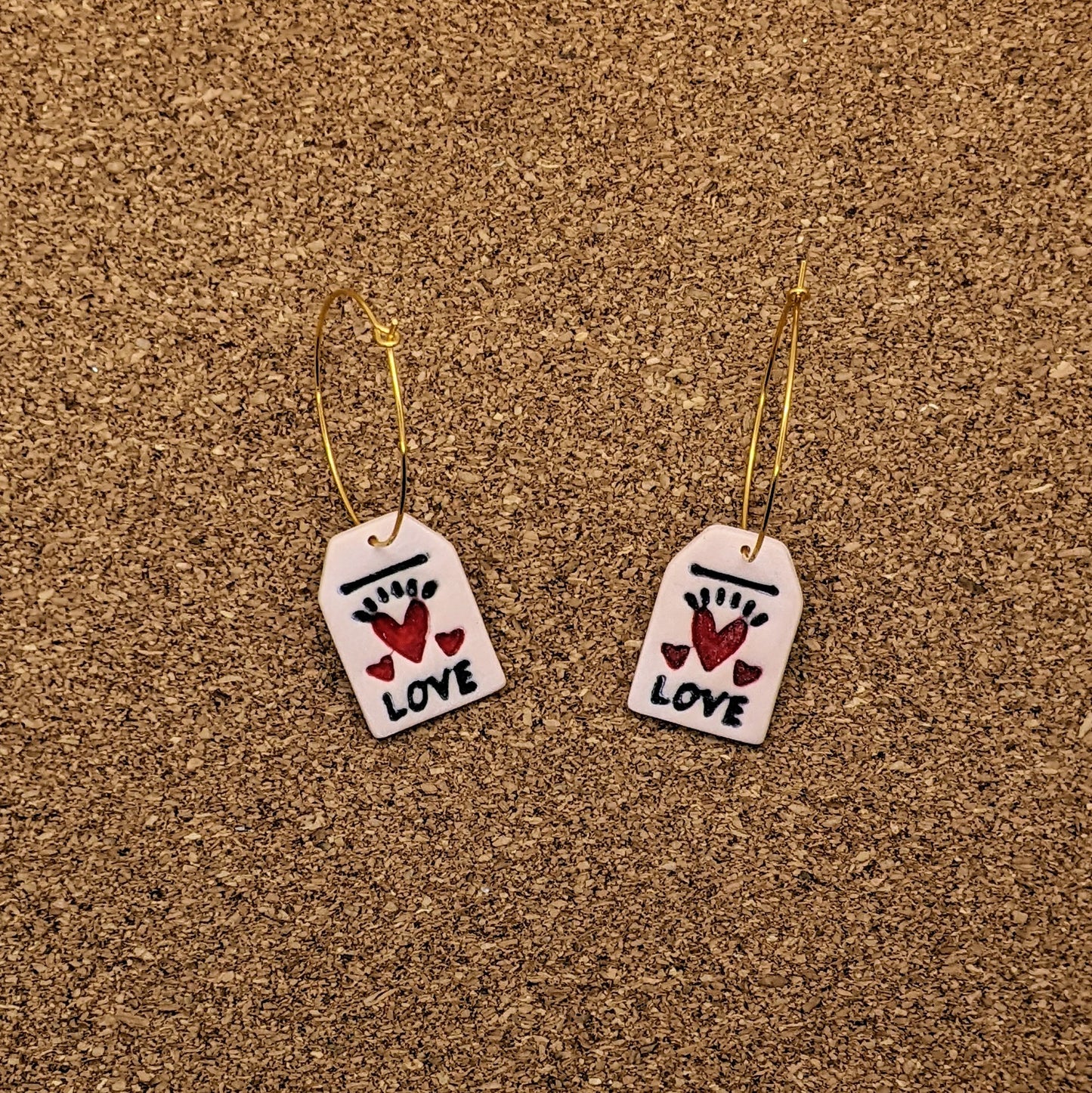 Love and Hearts Price Tag Cutter & Stamp Set