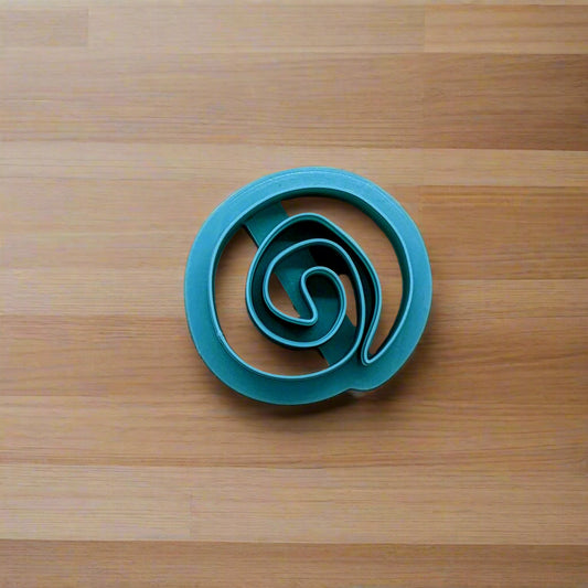 Organic Swirl Cutter for Ceramics, Pottery, Polymer Clay & Fondant - Multi-Medium Crafting Tool