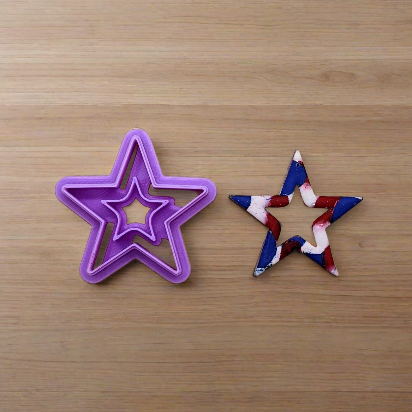 Star Shape Donut Cutter: Versatile Tool for Ceramics, Pottery, Polymer Clay, Fondant & More