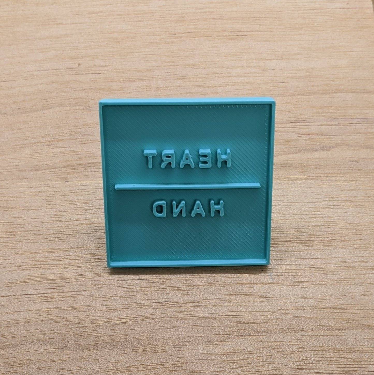 Heart Hand Embossing Stamp