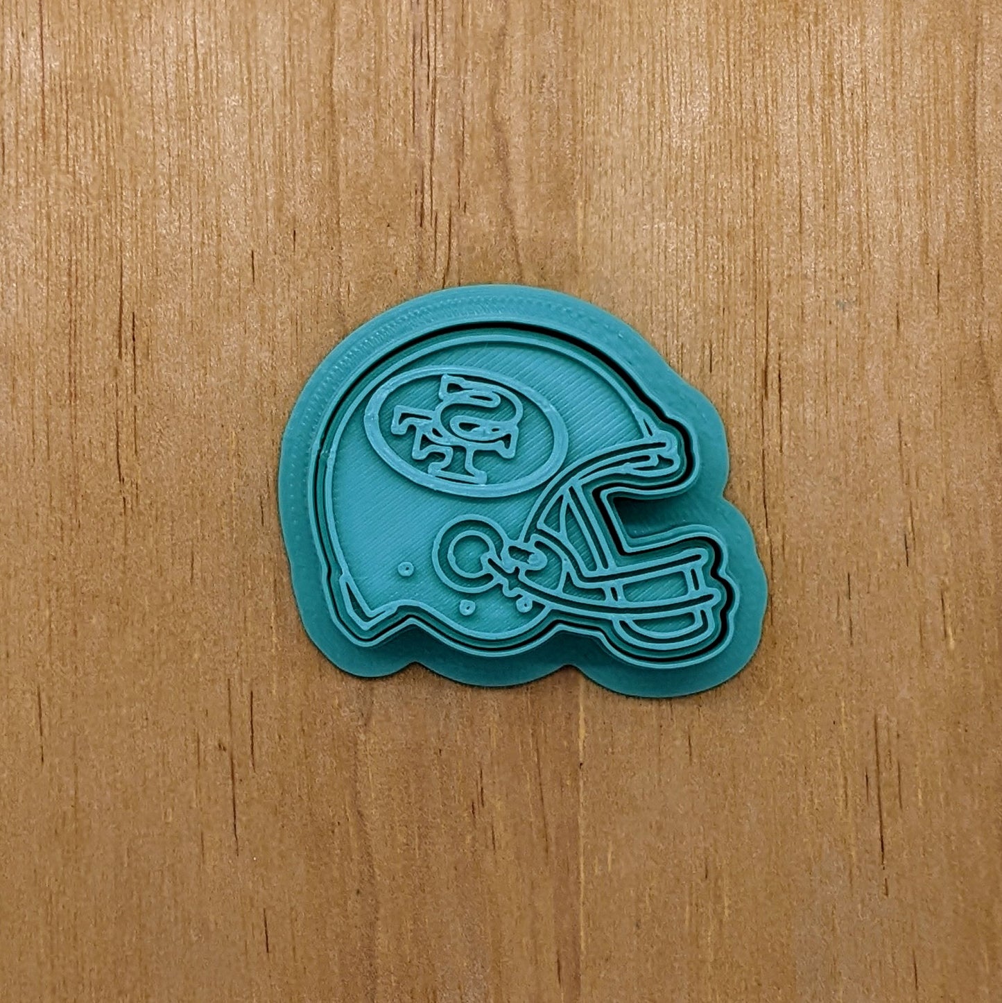 San Francisco 49ers Football Helmet Cookie Cutter & Stamp Set