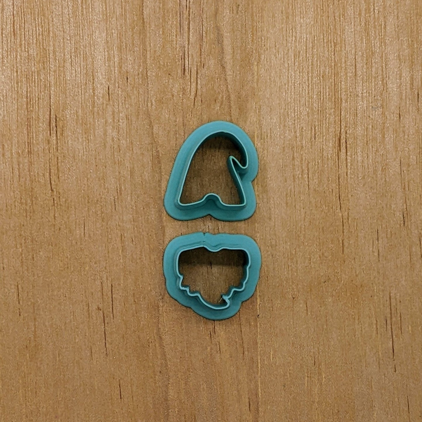 Gnome Hat and Beard, 2 Piece, Cookie/Clay Cutter Set