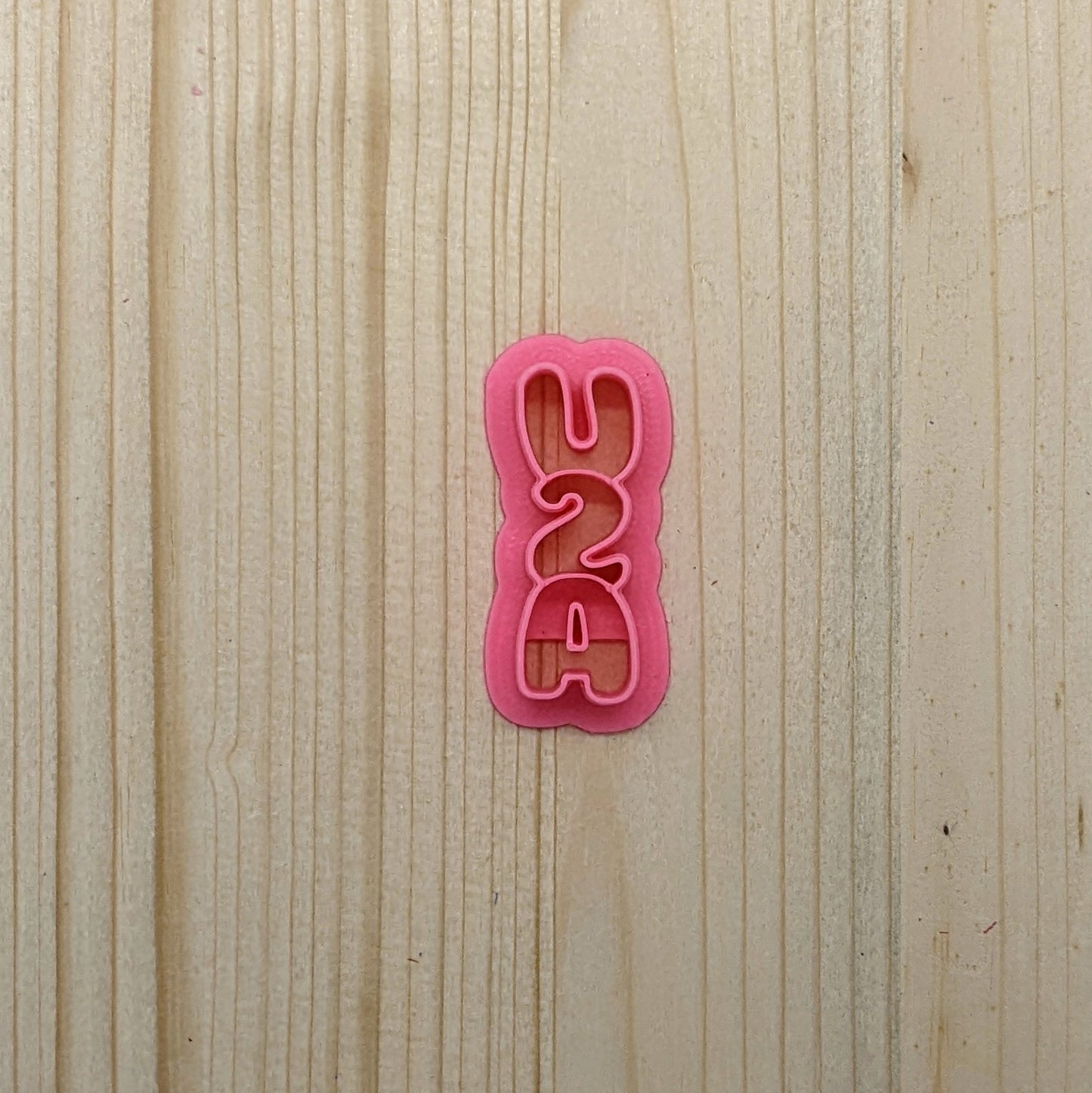 USA Vertical Bubble Letters Cookie Cutter for Cookies, Ceramics, Pottery, Polymer Clay, Fondant - Multi-Medium Craft & Baking Tool