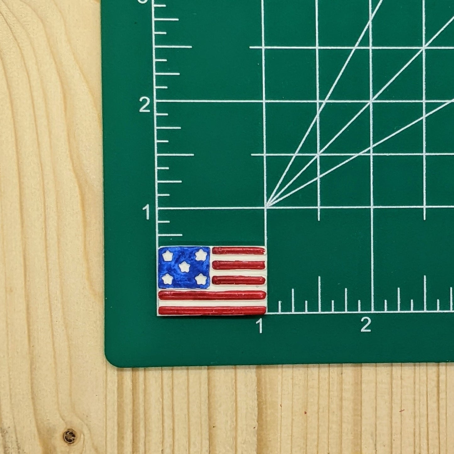 American Flag Cookie Cutter for Cookies, Ceramics, Pottery, Polymer Clay, Fondant - Multi-Medium Craft & Baking Tool