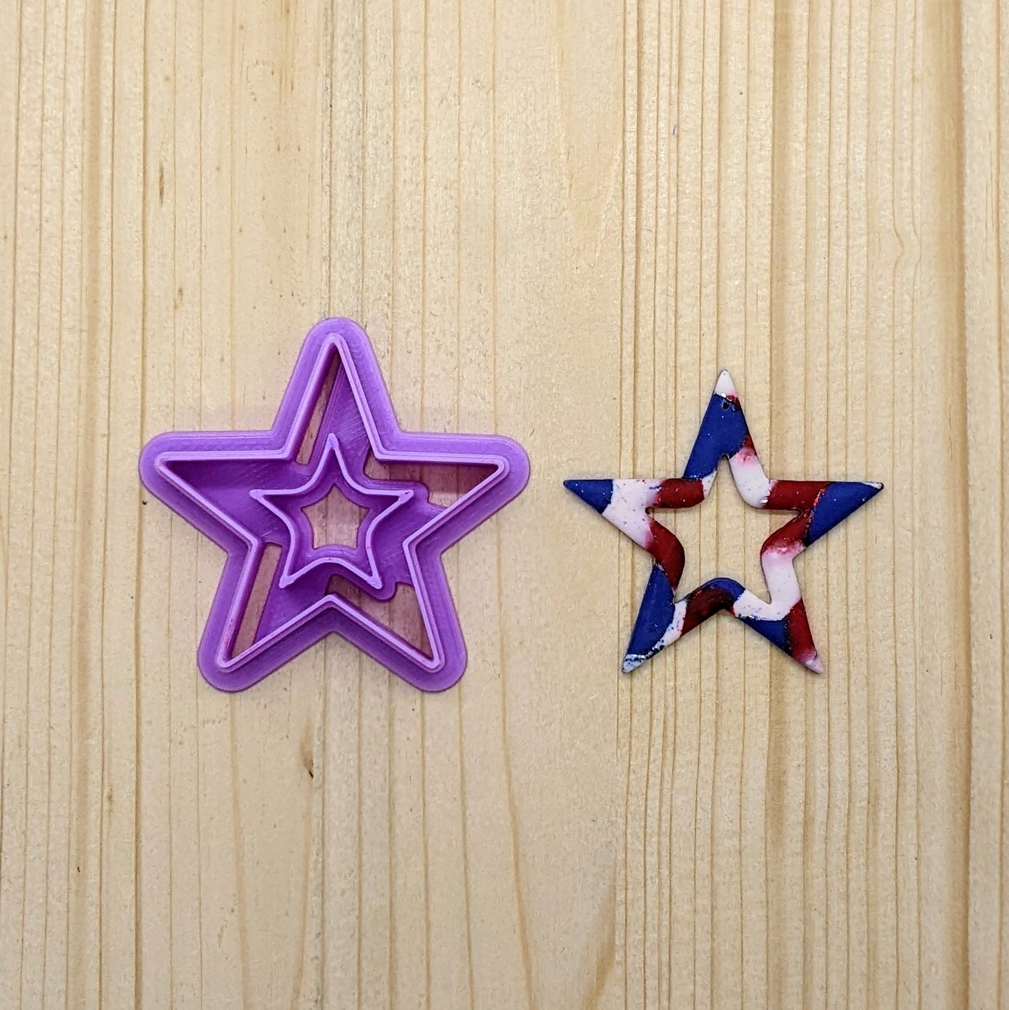 Star Shape Donut Cutter: Versatile Tool for Ceramics, Pottery, Polymer Clay, Fondant & More
