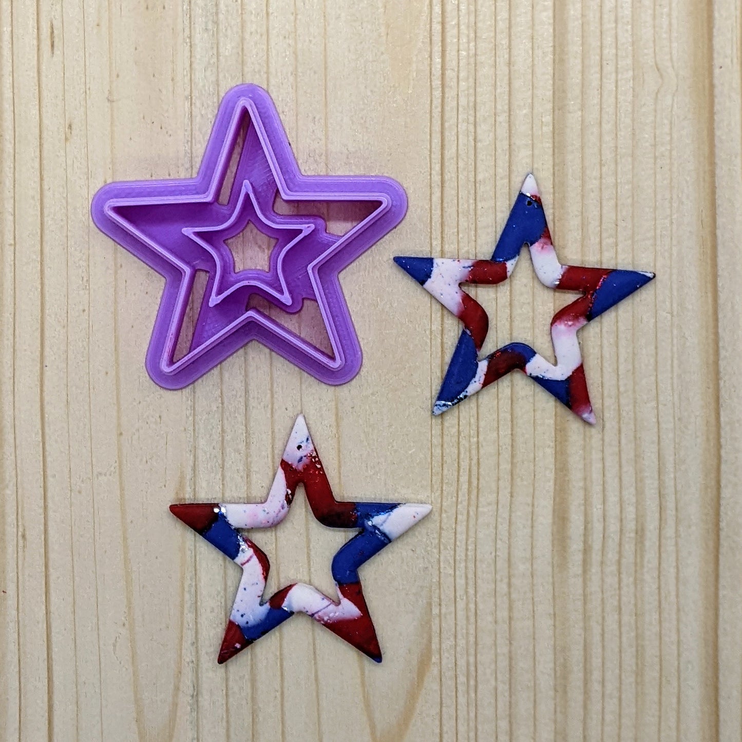 Star Shape Donut Cutter: Versatile Tool for Ceramics, Pottery, Polymer Clay, Fondant & More