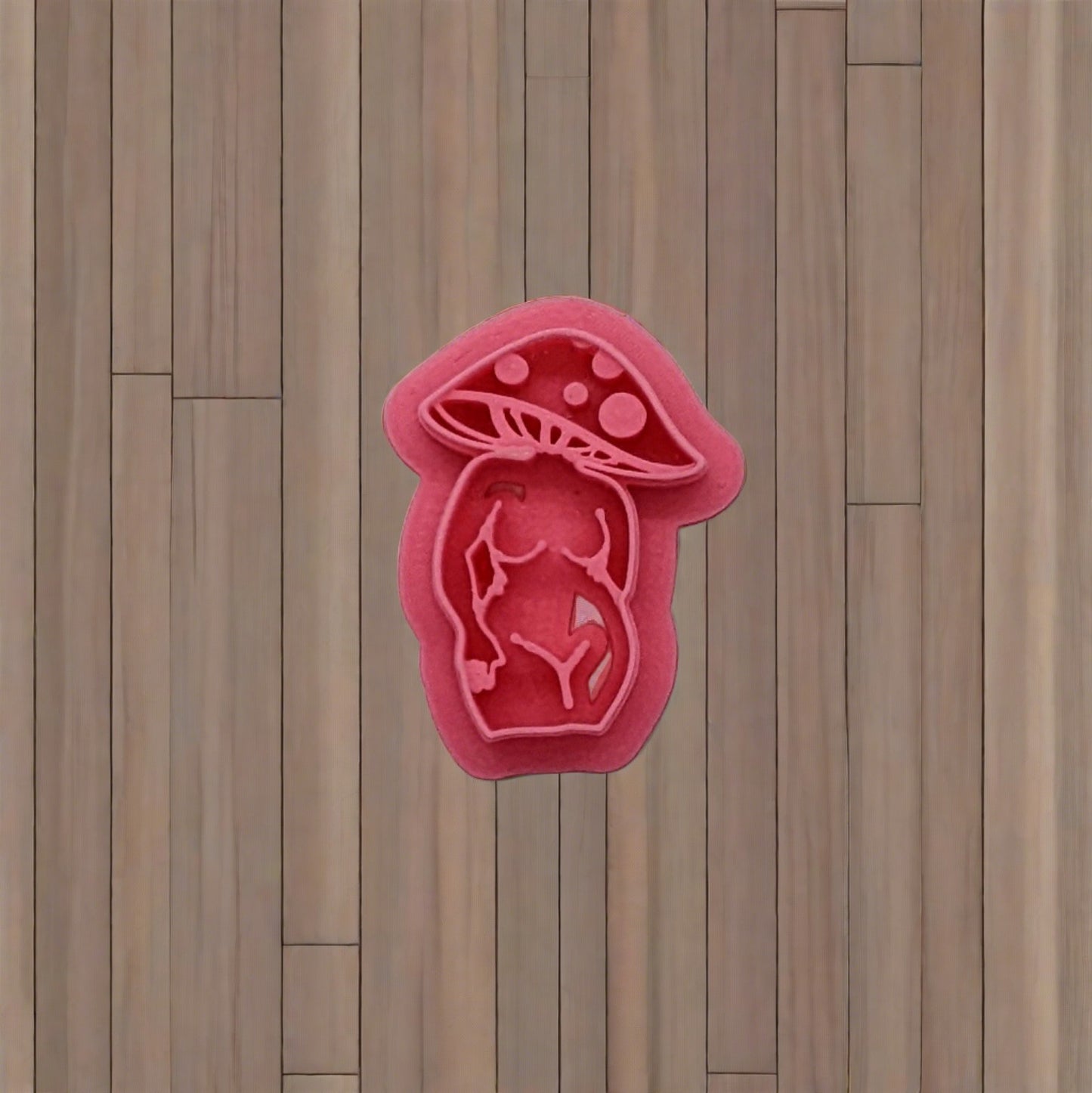 Mushroom Woman Cookie Cutter for Cookies, Clay, Fondant, Ceramics and other Mediums
