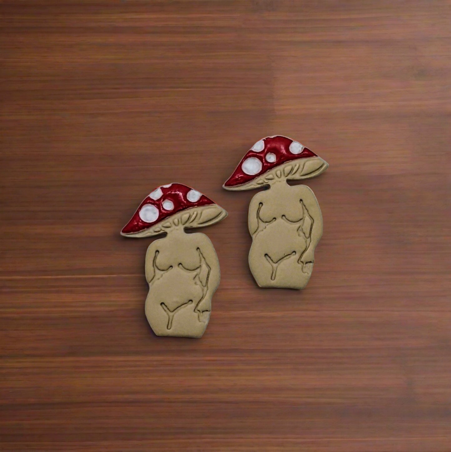 Mushroom Woman Cookie Cutter for Cookies, Clay, Fondant, Ceramics and other Mediums