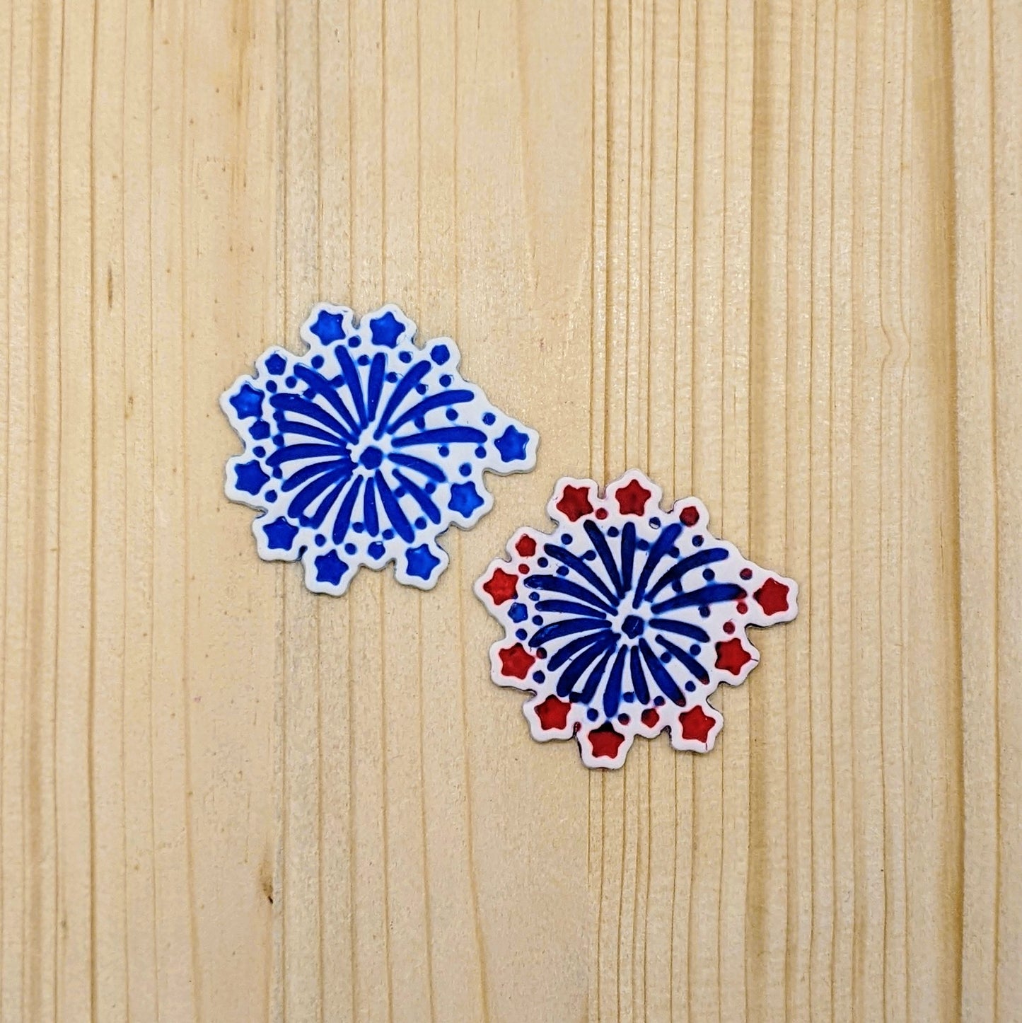 Firework Starburst Stamp & Cutter Set for Cookies, Ceramics, Pottery, Polymer Clay, Fondant - Multi-Medium Craft & Baking Tool