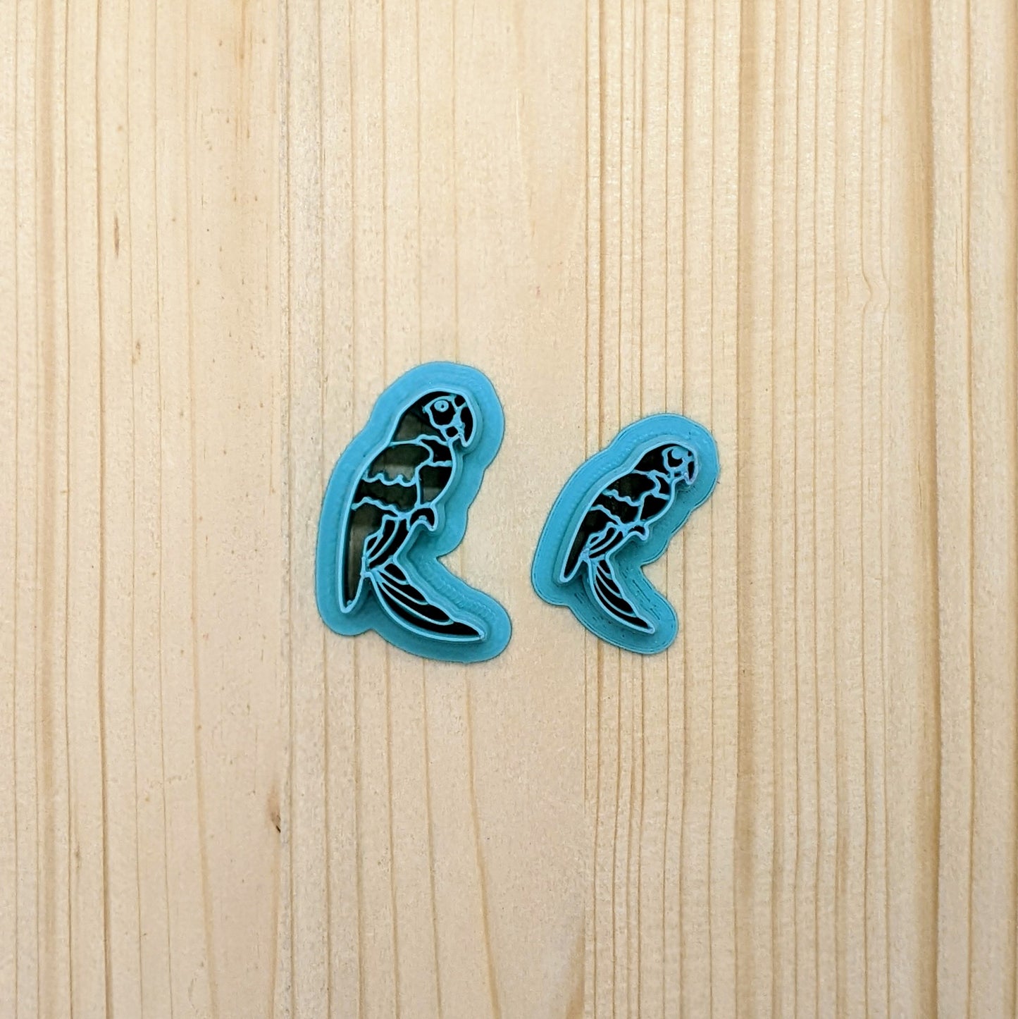 Parrot Cookie Cutter for Cookies, Ceramics, Pottery, Polymer Clay, Fondant - Multi-Medium Craft & Baking Tool