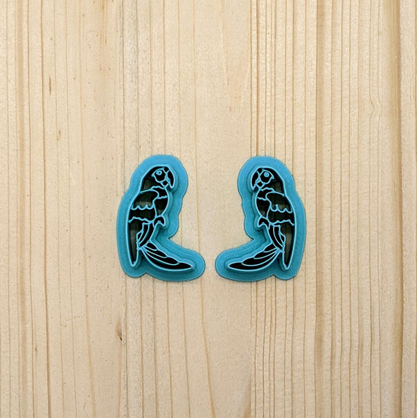 Parrot Cookie Cutter for Cookies, Ceramics, Pottery, Polymer Clay, Fondant - Multi-Medium Craft & Baking Tool