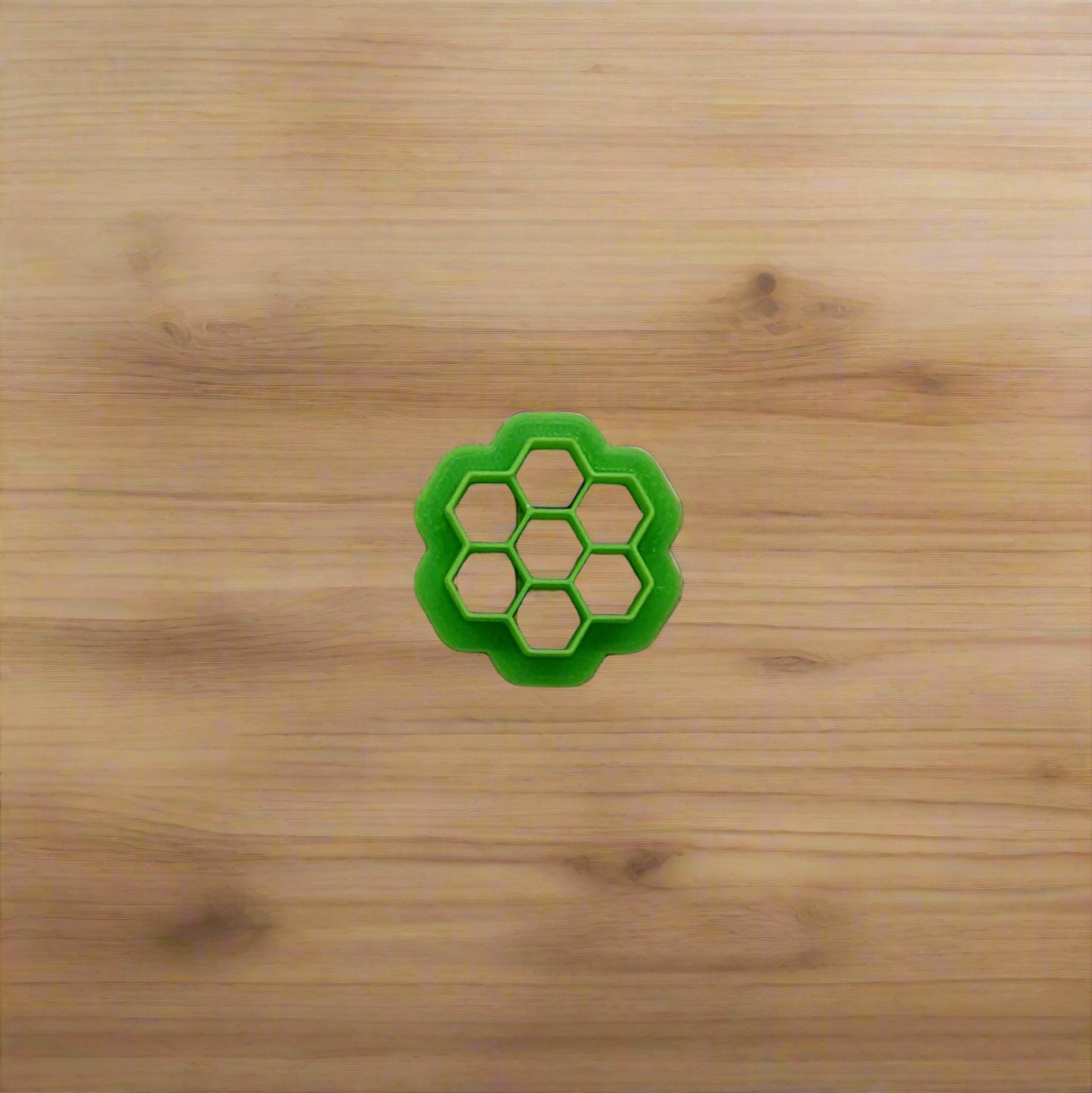 Honey Comb Style B Cookie Cutter for Cookies, Ceramics, Pottery, Polymer Clay, Fondant - Multi-Medium Craft & Baking Tool