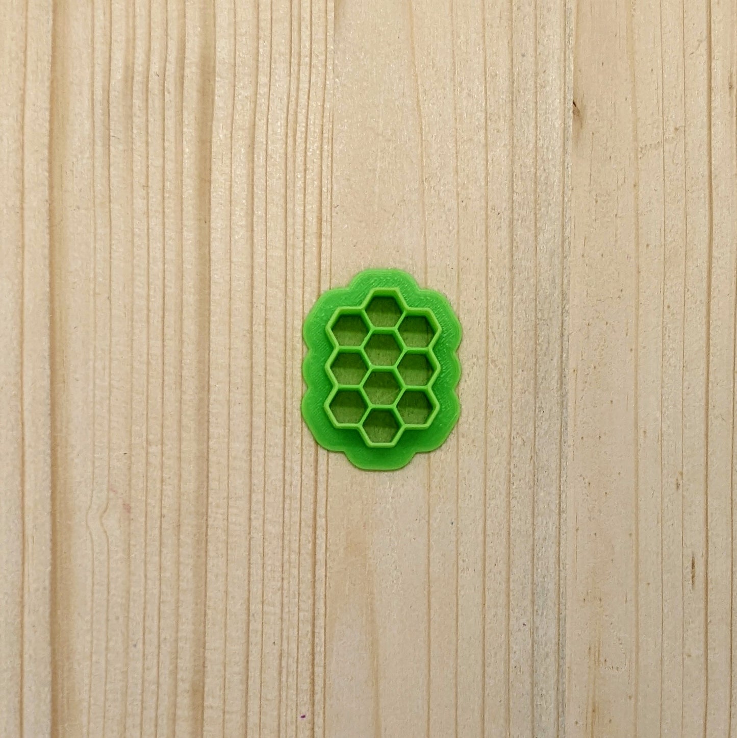 Honey Comb Style A Cookie Cutter for Cookies, Ceramics, Pottery, Polymer Clay, Fondant - Multi-Medium Craft & Baking Tool