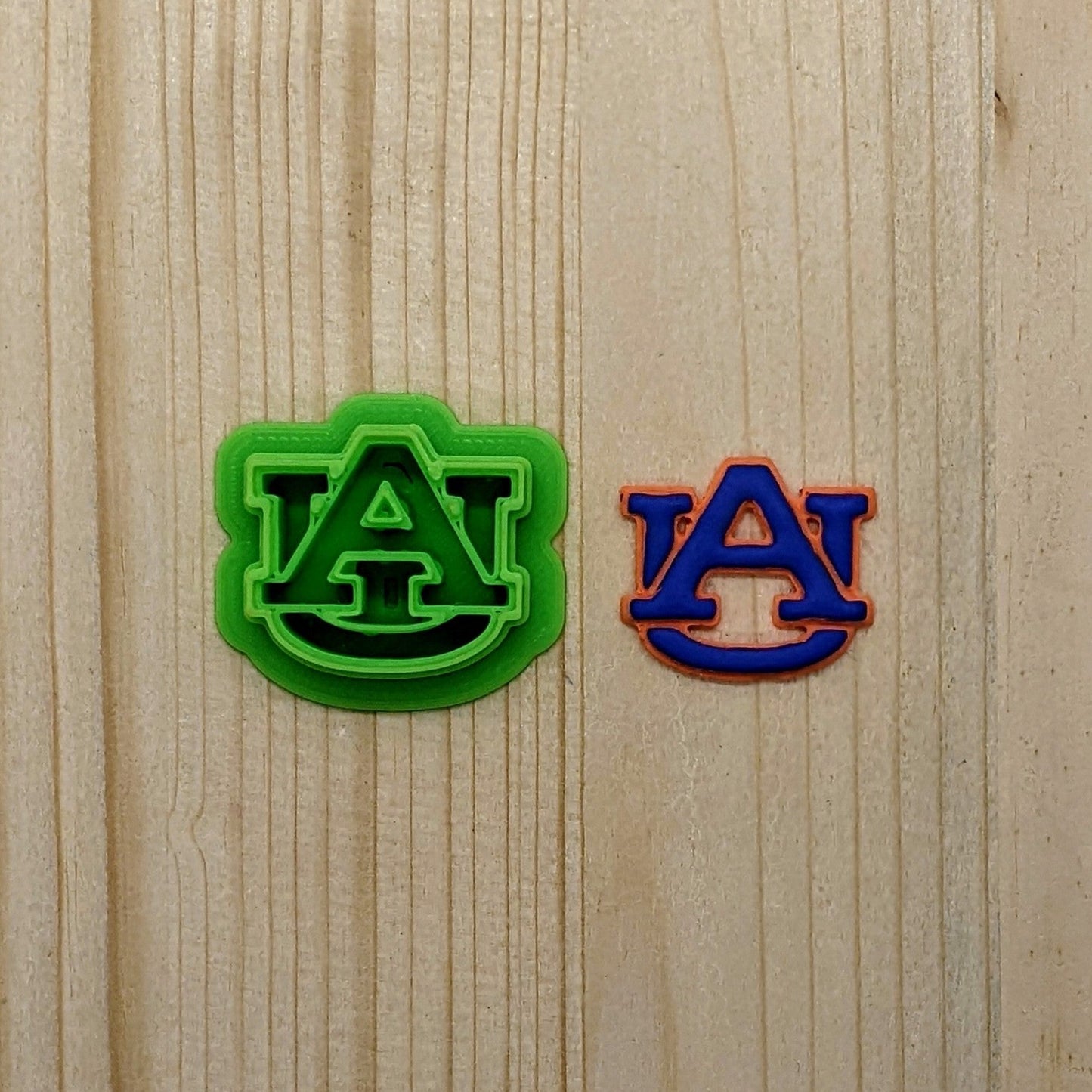 Auburn University AU Detailed Cookie Cutter Ideal for Cookies, Ceramics, Pottery, Polymer Clay, Fondant & More