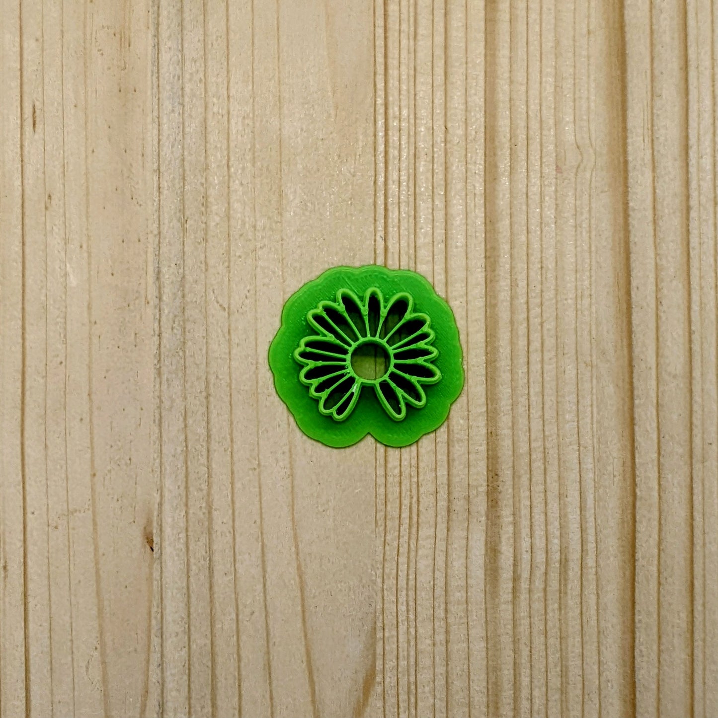 Daisy Flower with Missing Petal Cookie Cutter for Ceramics, Pottery, Polymer Clay, Fondant - Multi-Medium Craft & Baking Tool