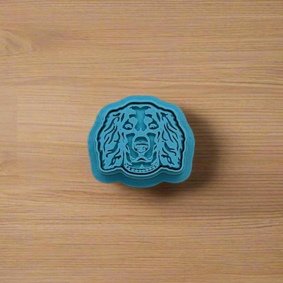 Boykin Spaniel Stamp & Cutter Set for Cookies, Ceramics, Pottery, Polymer Clay, Fondant - Multi-Medium Craft & Baking Tool