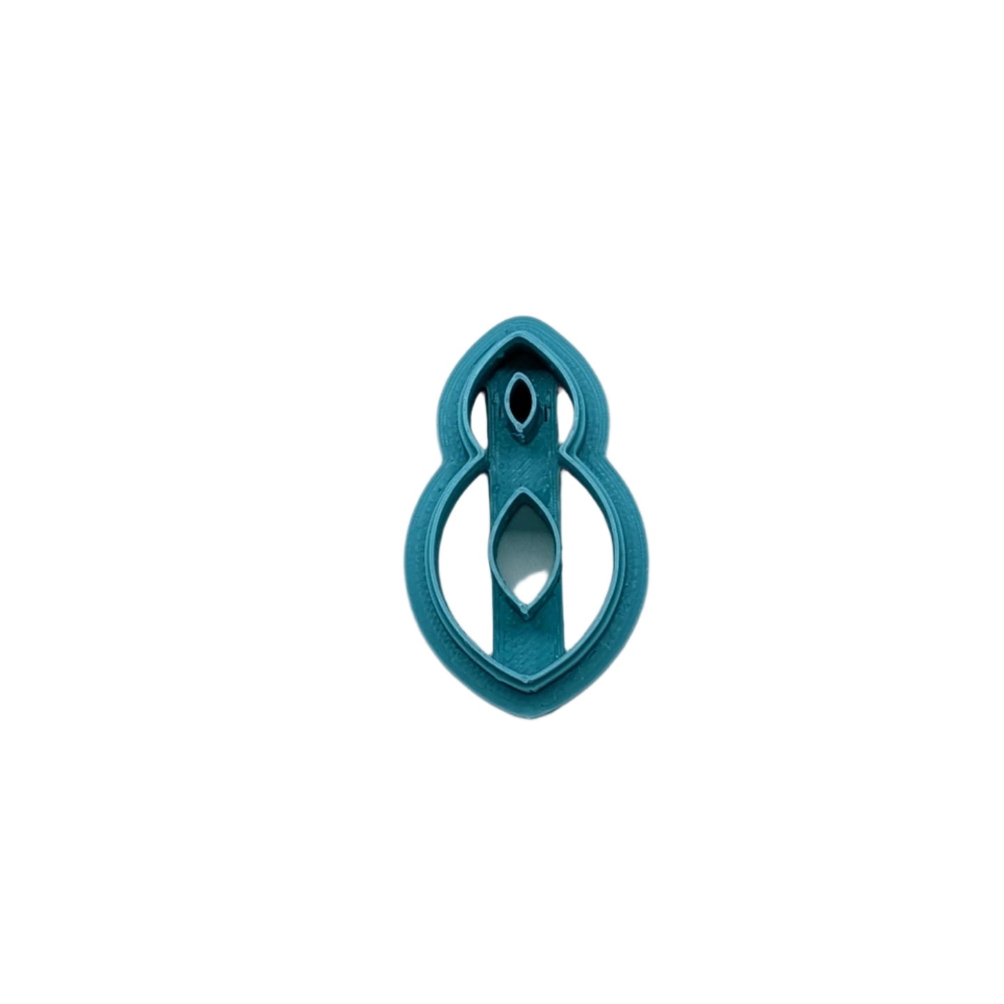 Figure Eight Teardrops Hoop Cutter: Ideal for Ceramics, Pottery, Polymer Clay, and Fondant