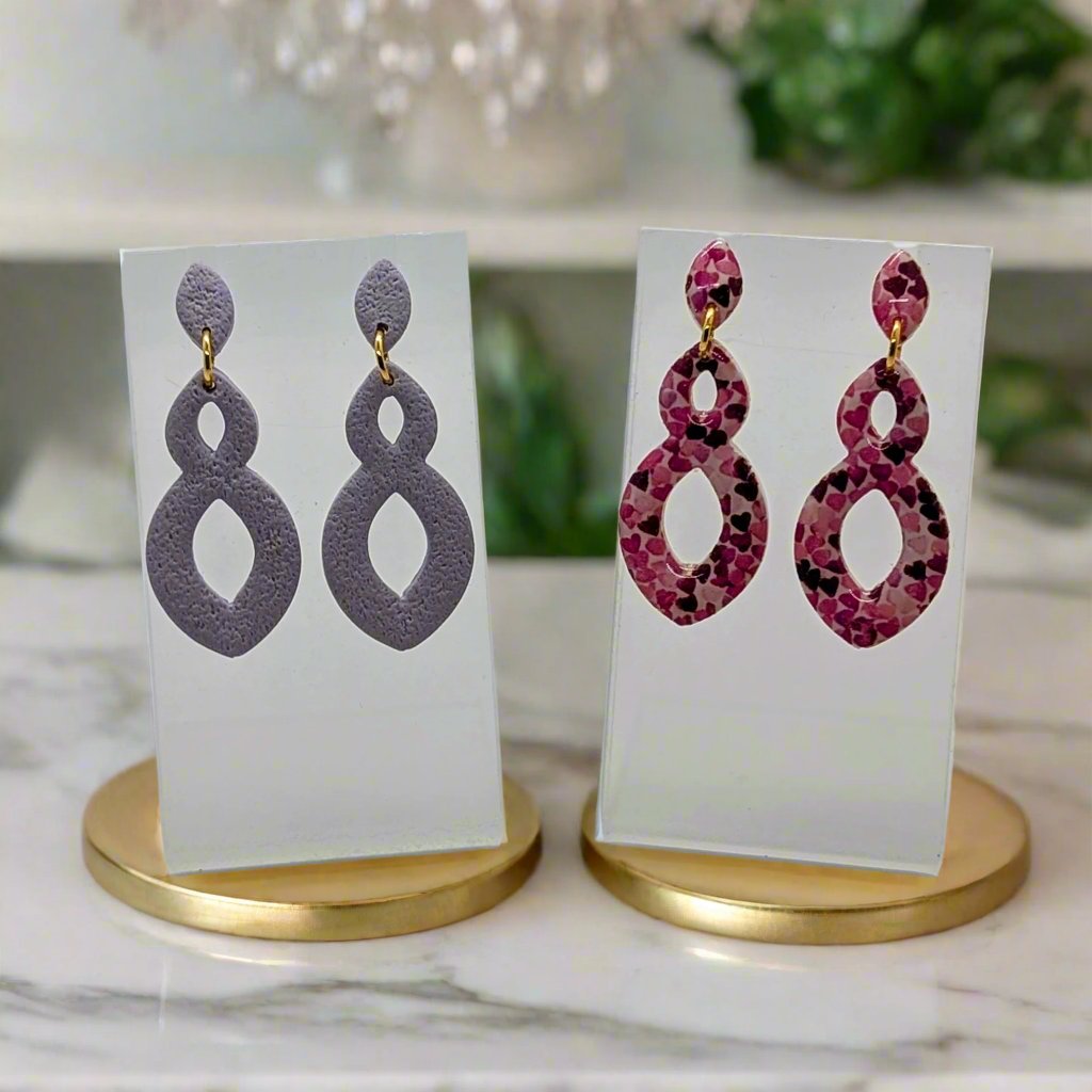 Figure Eight Teardrops Hoop Cutter: Ideal for Ceramics, Pottery, Polymer Clay, and Fondant