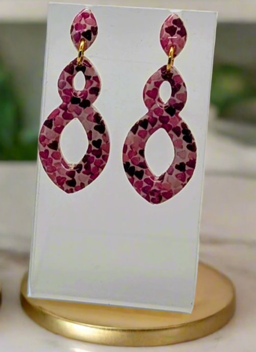 Figure Eight Teardrops Hoop Cutter: Ideal for Ceramics, Pottery, Polymer Clay, and Fondant