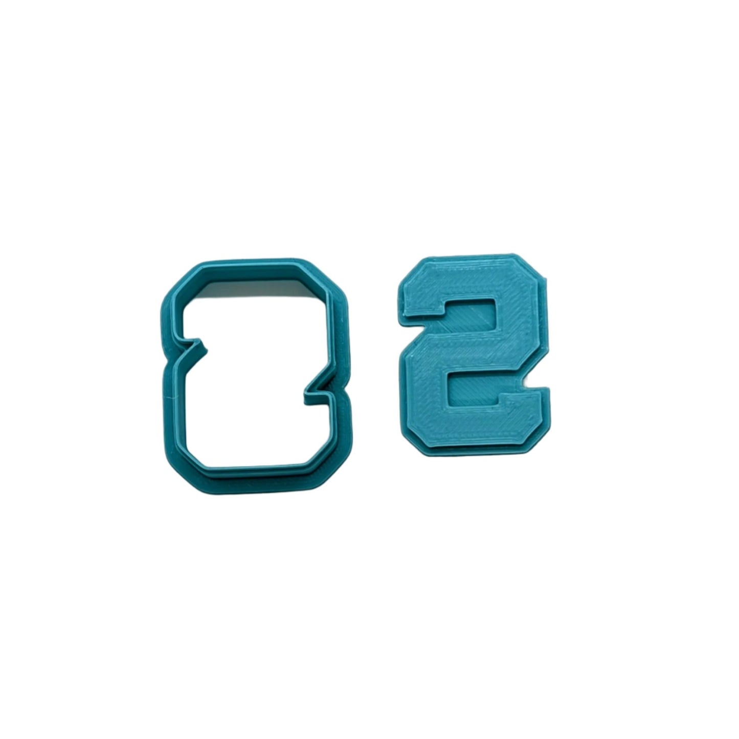 Michigan State 'S' Cookie Cutter & Embossing Stamp: Idea for Cookies, Ceramics, Pottery, Polymer Clay, Fondant