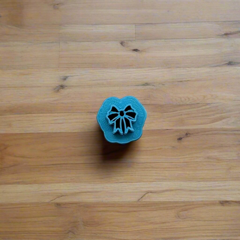 Gift Bow Cookie Cutter - Style D: Idea for Cookies, Ceramics, Pottery, Polymer Clay, Fondant