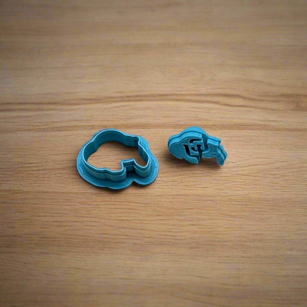 Colorado Buffaloes Cookie Cutter & Stamp Set - Ideal for Cookies, Ceramics, Pottery, Polymer Clay, Fondant & More