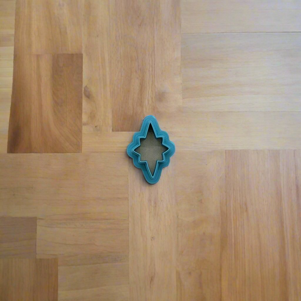 Northern Star Cookie Cutter - Ideal for Cookies, Ceramics, Pottery, Polymer Clay, Fondant & More