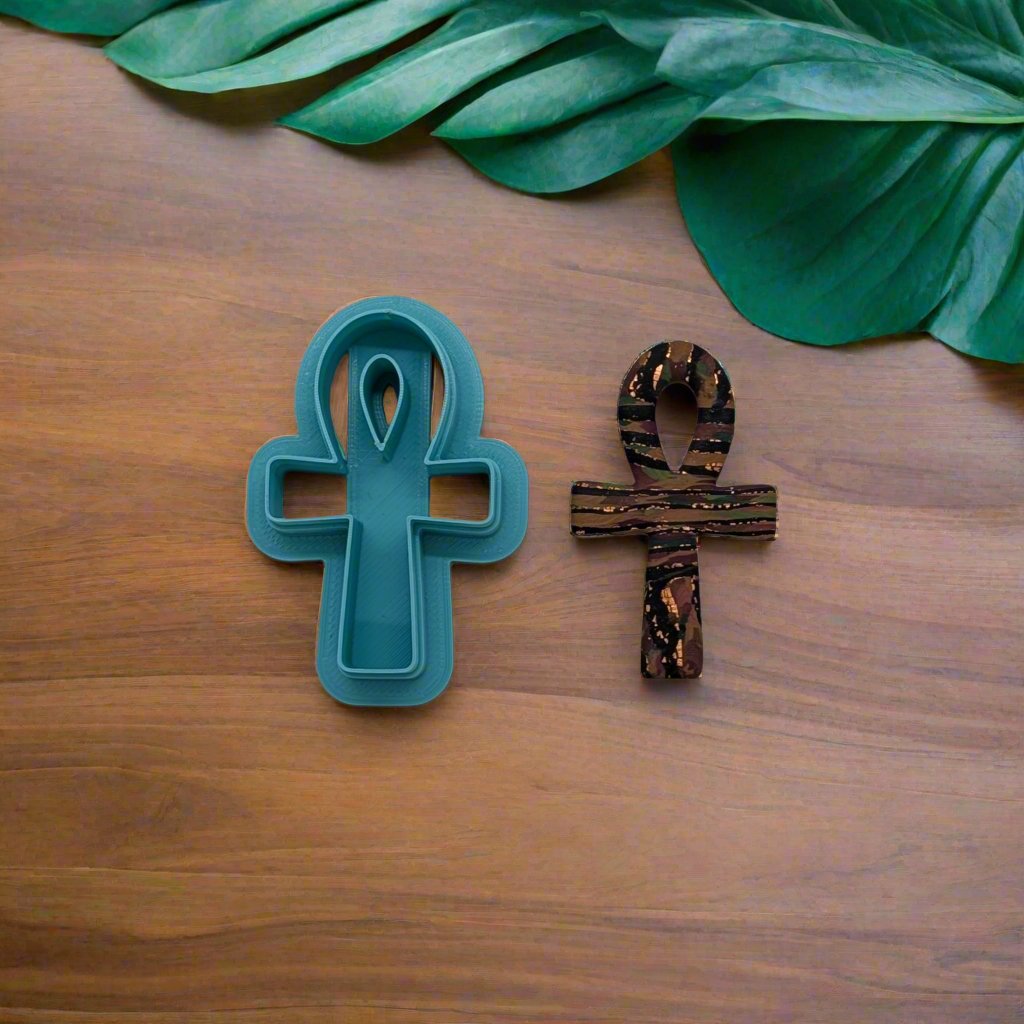 Ankh African Symbol Cookie Cutter: Idea for Cookies, Ceramics, Pottery, Polymer Clay, Fondant