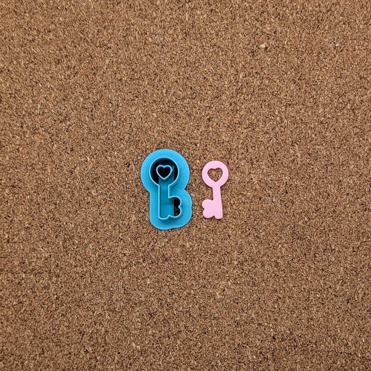 Key to Love Heart Skeleton Key Cookie Cutter: Ideal for Cookies, Ceramics, Pottery, Polymer Clay, and Fondant