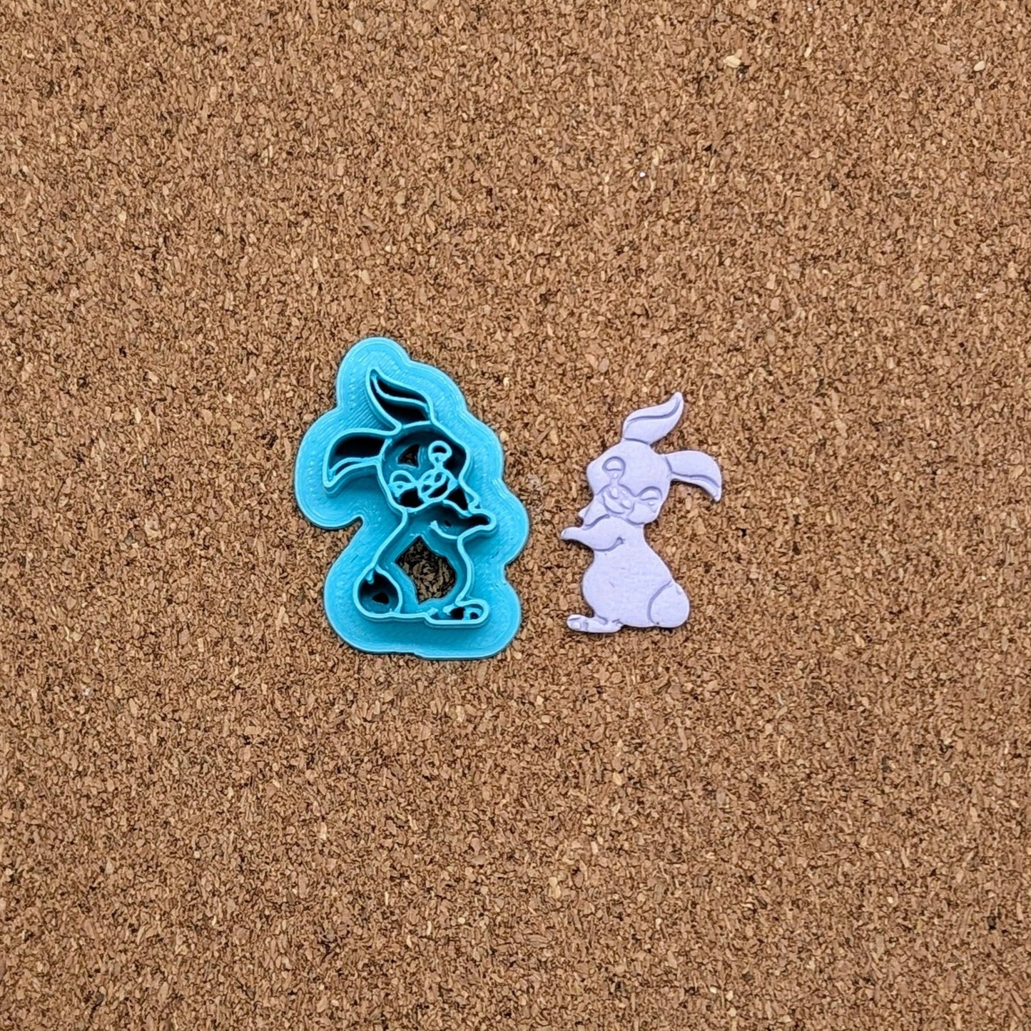 Toss It Back Easter Bunny Cookie Cutter: Perfect for Cookies, Polymer Clay, Fondant, Pottery & Ceramics