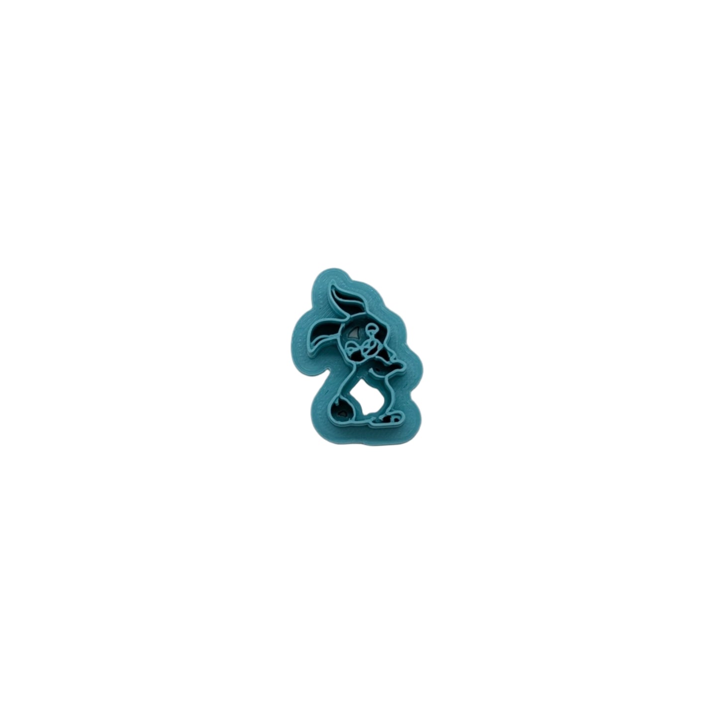 Toss It Back Easter Bunny Cookie Cutter: Perfect for Cookies, Polymer Clay, Fondant, Pottery & Ceramics