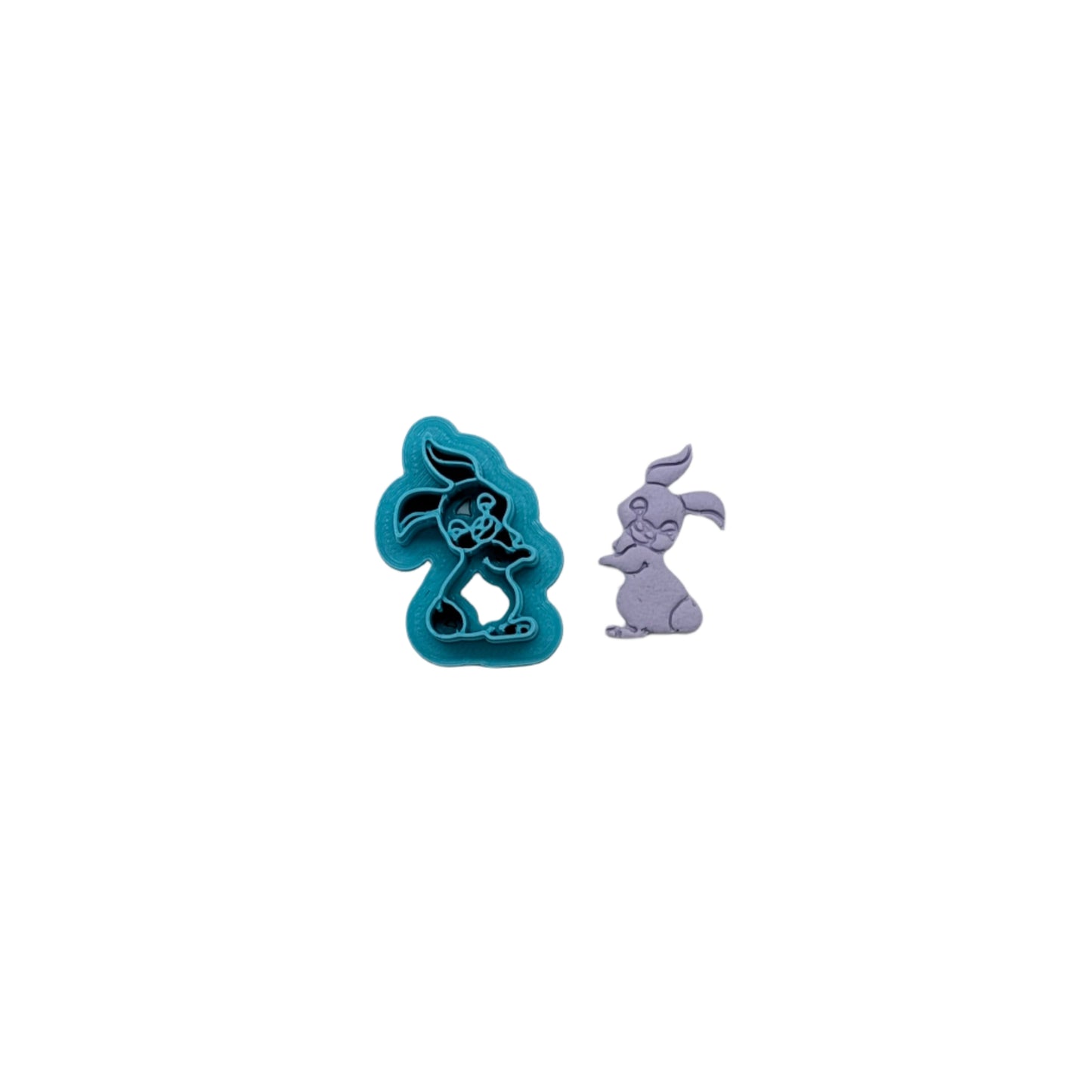 Toss It Back Easter Bunny Cookie Cutter: Perfect for Cookies, Polymer Clay, Fondant, Pottery & Ceramics