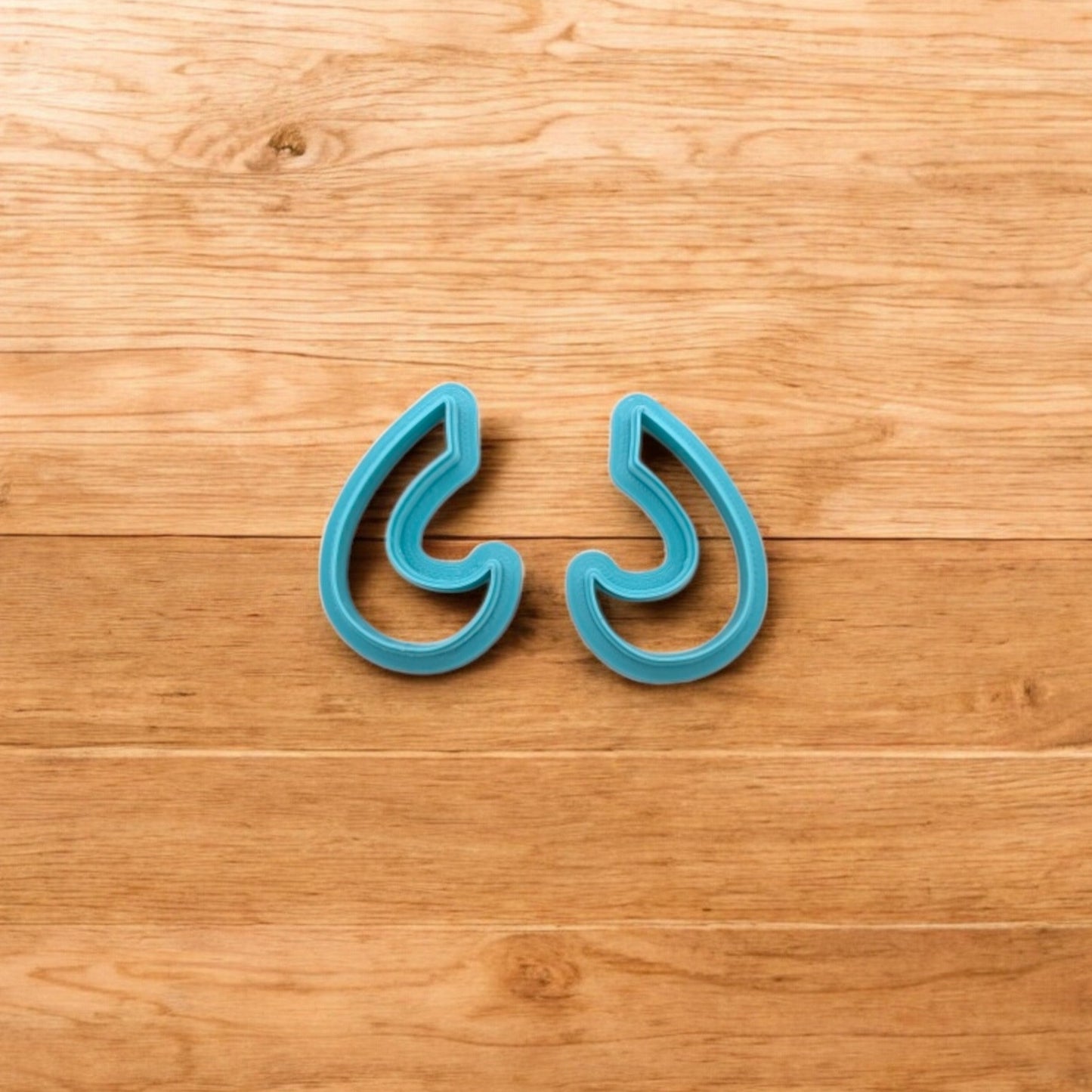 Interrupted Raindrop Cookie Cutter: Ideal for Cookies, Ceramics, Pottery, Polymer Clay, and Fondant