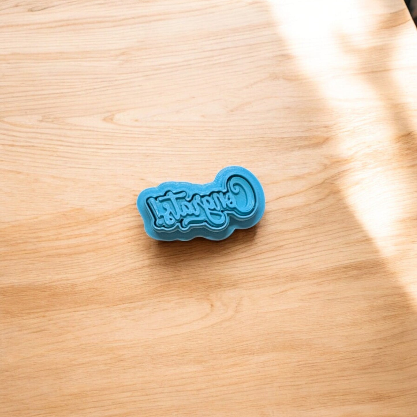 Congrats! Fun Cursive Font Cookie Cutter & Stamp Set: Ideal for Cookies, Ceramics, Pottery, Polymer Clay, and Fondant