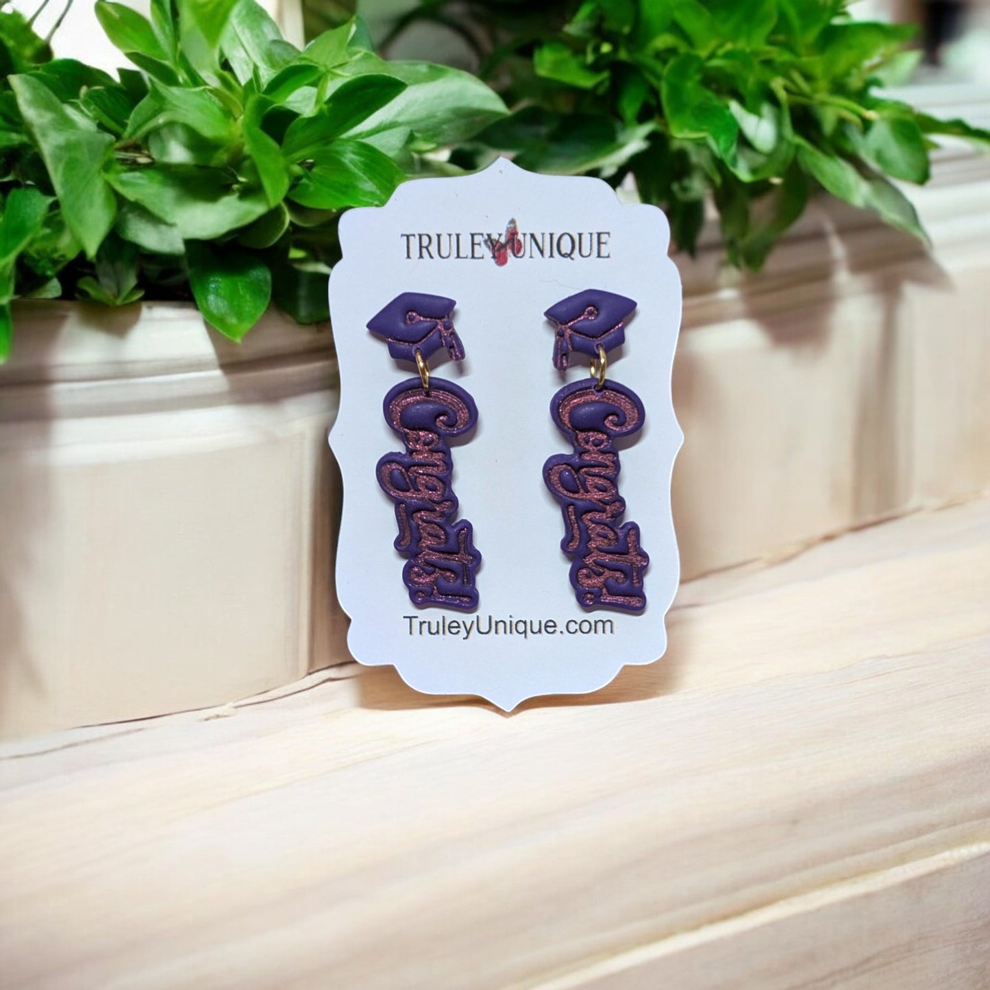 Congrats! Fun Cursive Font Cookie Cutter & Stamp Set: Ideal for Cookies, Ceramics, Pottery, Polymer Clay, and Fondant