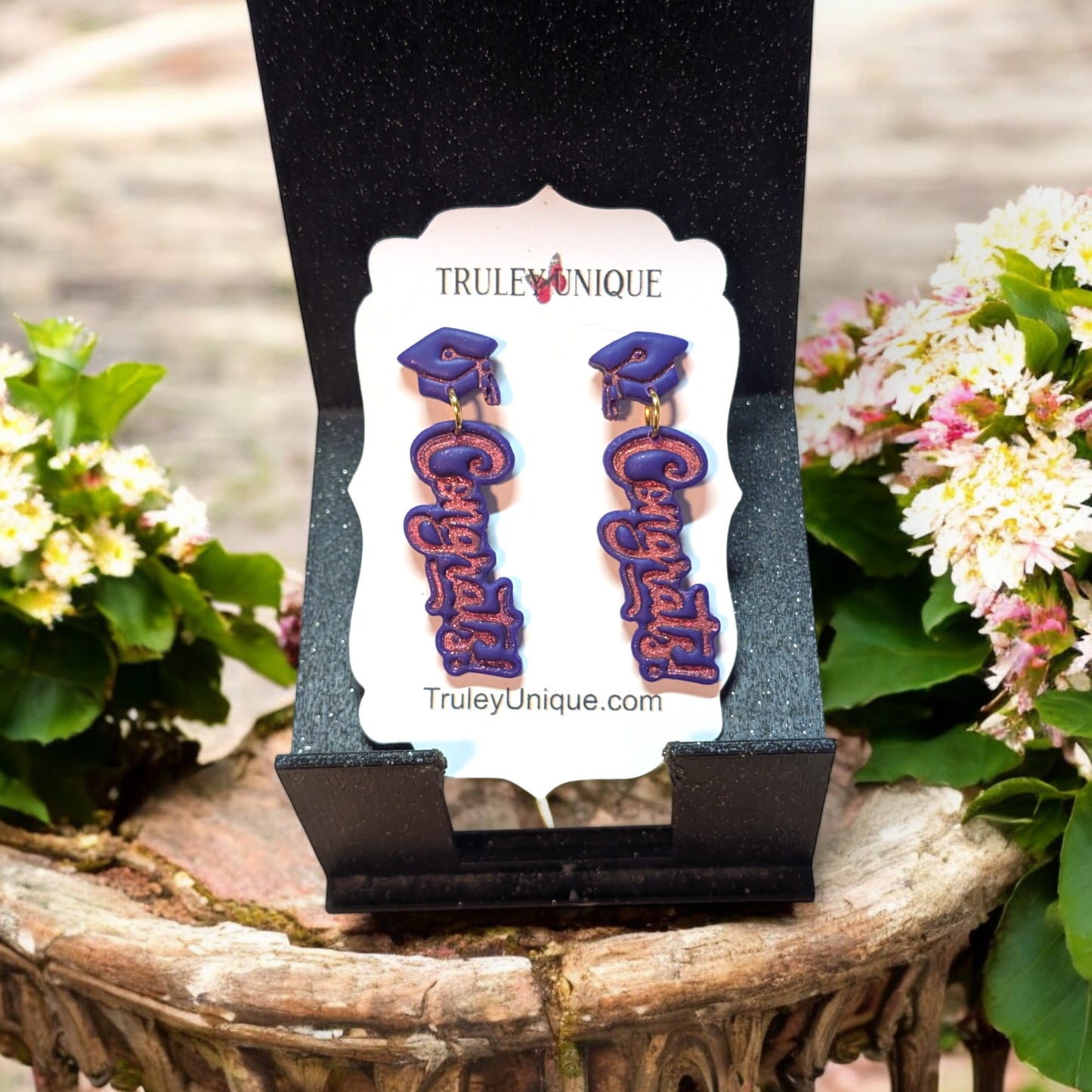 Congrats! Fun Cursive Font Cookie Cutter & Stamp Set: Ideal for Cookies, Ceramics, Pottery, Polymer Clay, and Fondant