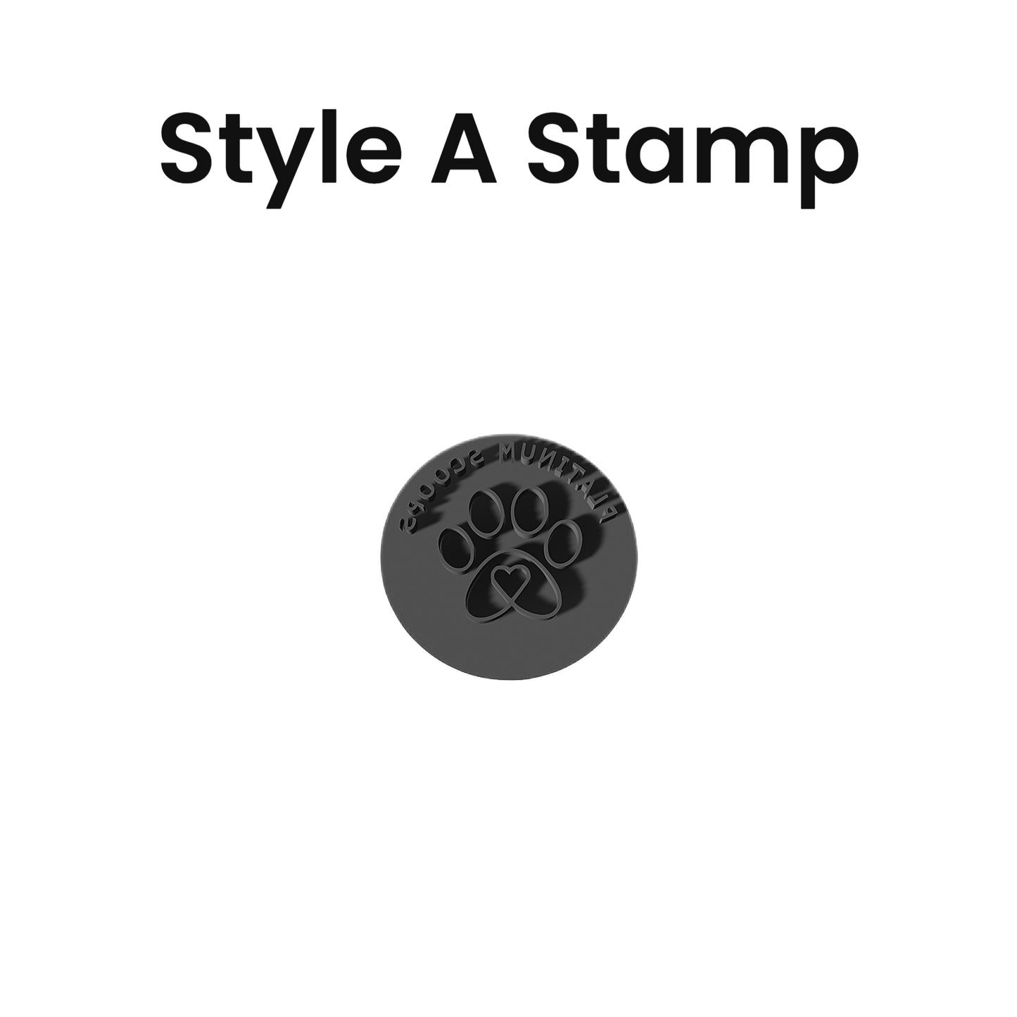 Platinum Scoops Circle Embossing Stamp Options for Cookies, Ceramics, Pottery, Polymer Clay, Fondant - Multi-Medium Craft & Baking Tool
