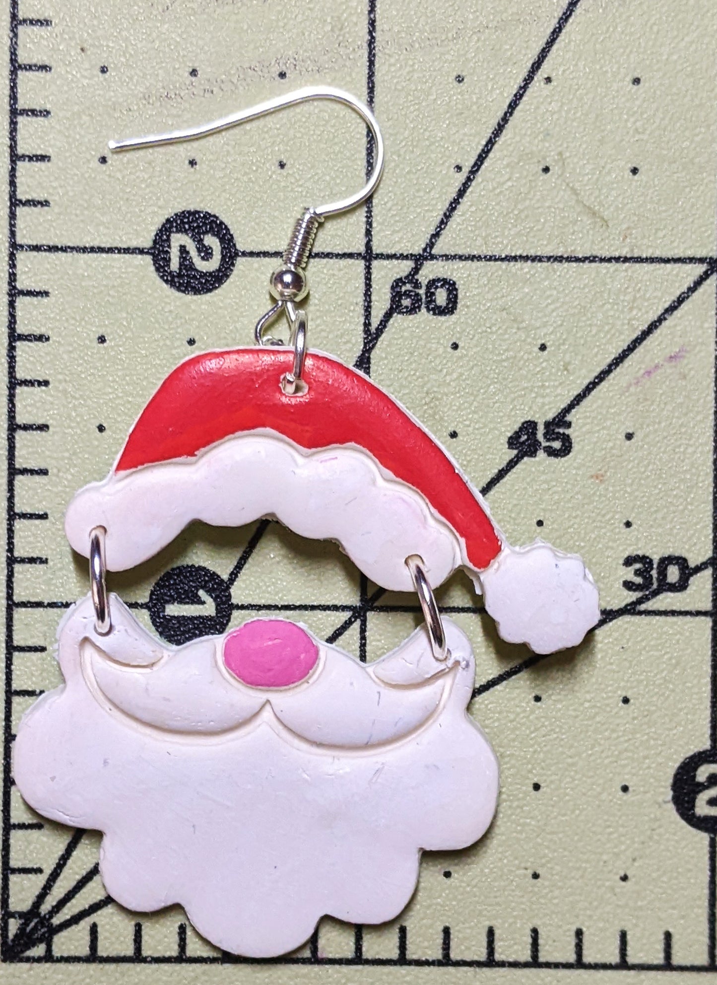 Santa Hat & Beard Earring Cutter Set