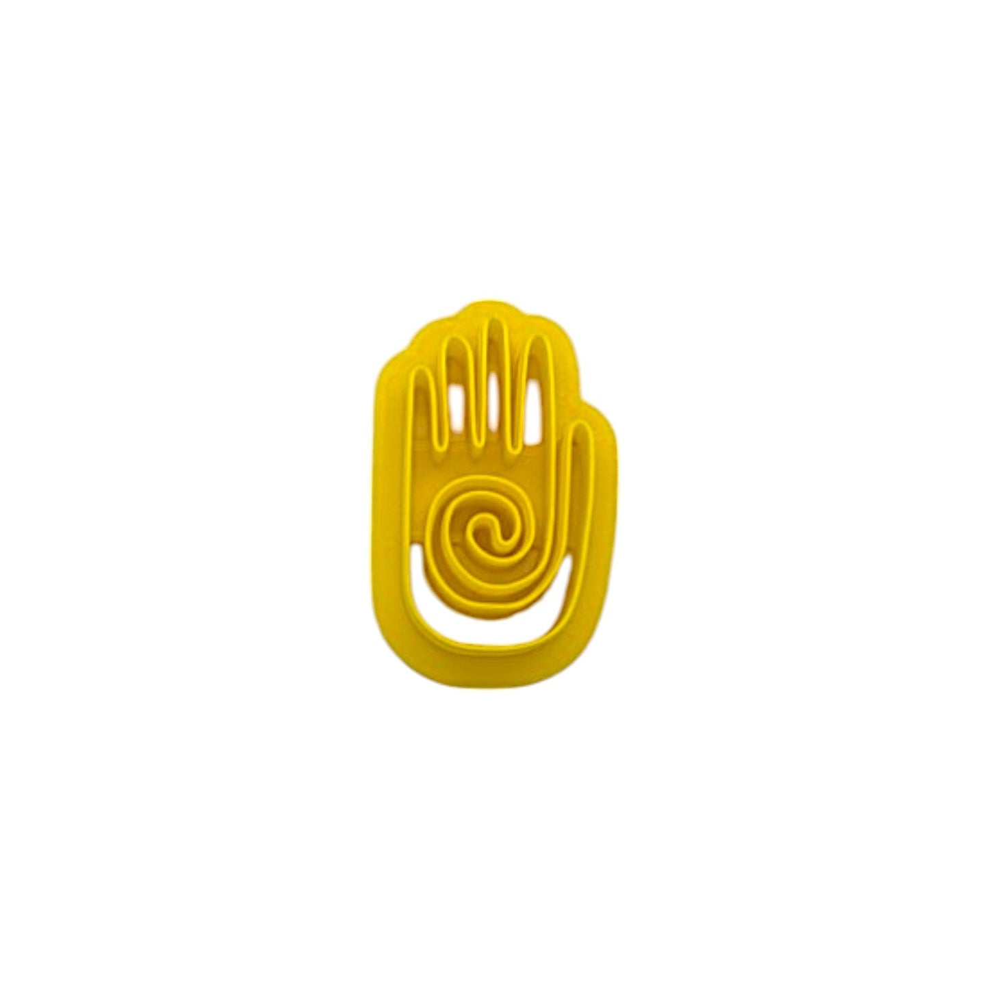 Spiral Hopi Shaman Healing Hand Cookie Cutter: Perfect for Ceramics, Cookies, Polymer Clay & Fondant Creations
