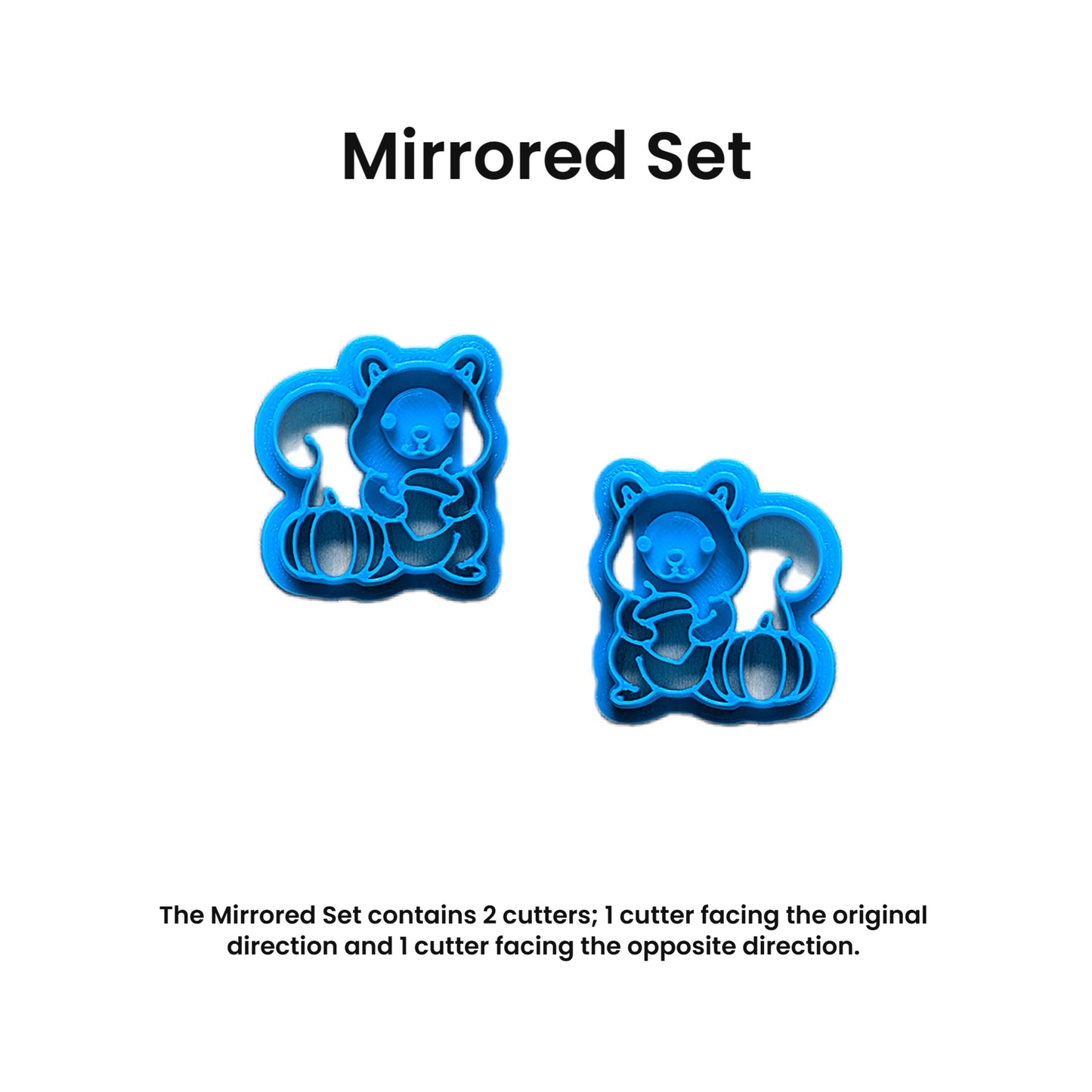 Harvest Nutty Hugger Squirrel Cutter Cookie Cutter: Ideal for Cookies, Ceramics, Pottery, Polymer Clay, and Fondant