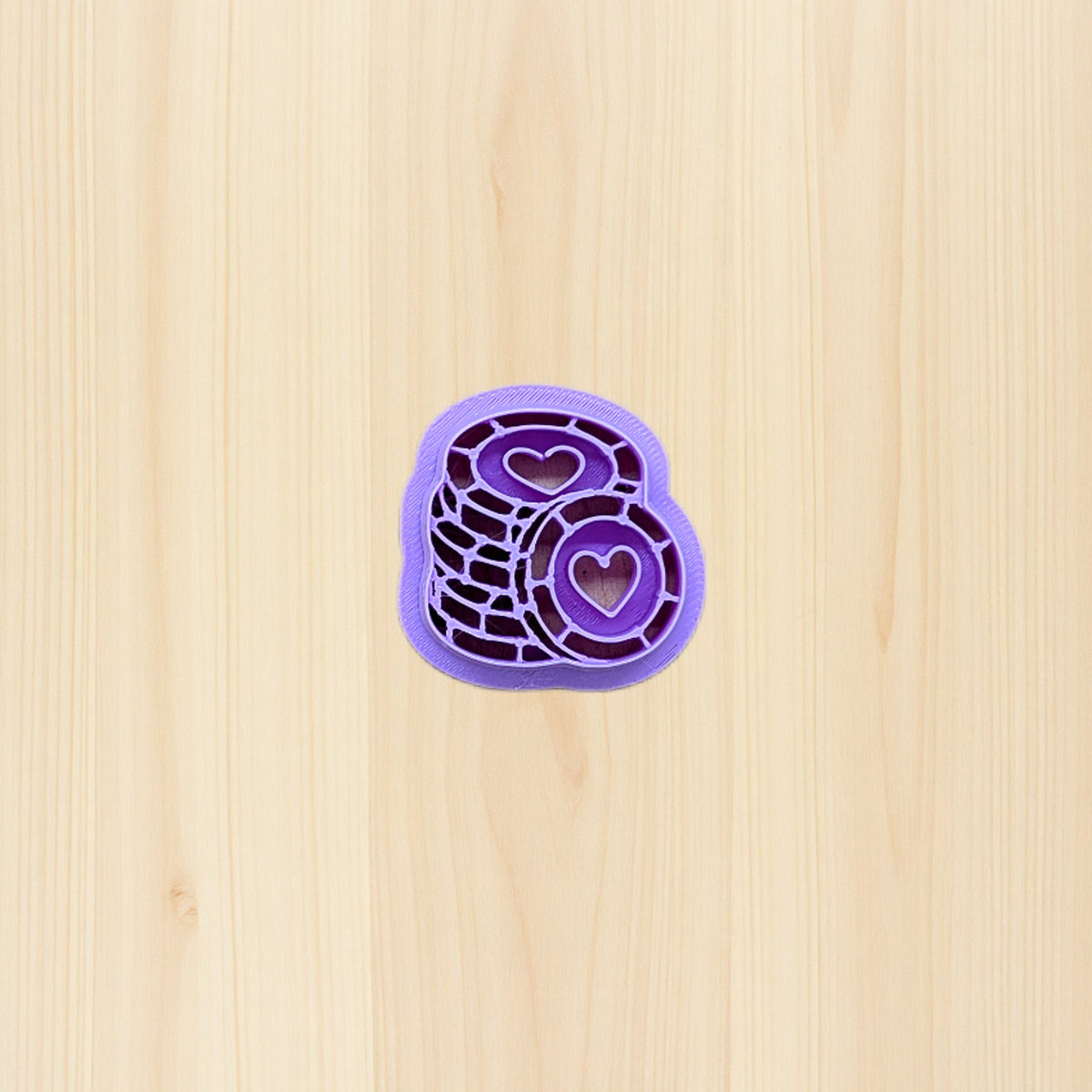cookie cutter with heart design