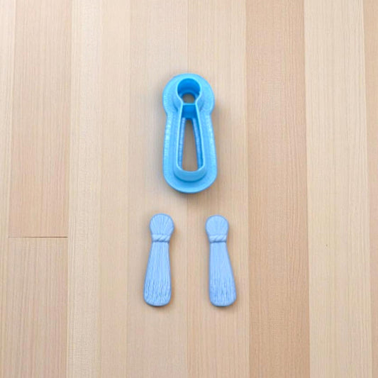 Tassel Cookie Cutter - Style B: Ideal for Cookies, Ceramics, Pottery, Polymer Clay, and Fondant