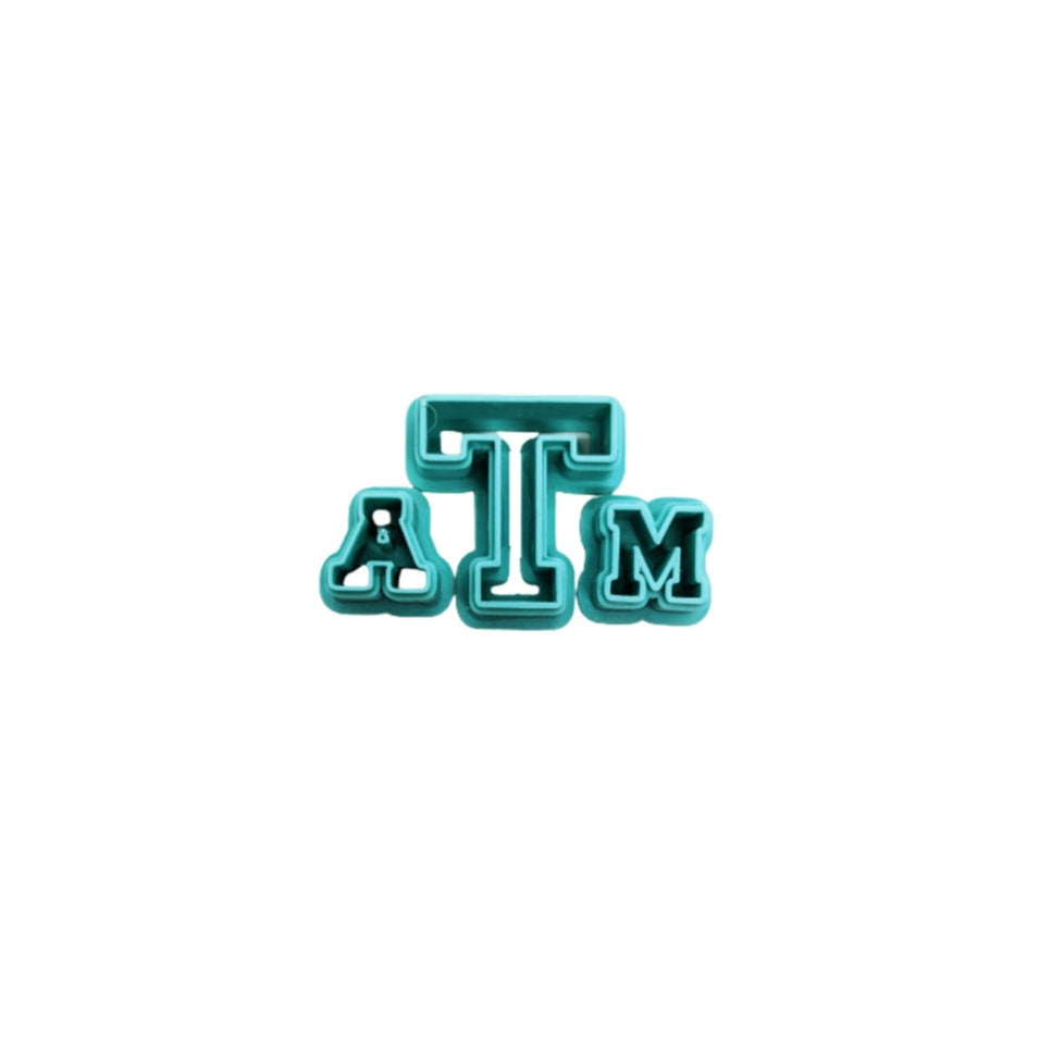 Texas A&M Aggies ATM Letters Cookie Cutter Set: Ideal for Cookies, Ceramics, Pottery, Polymer Clay, Fondant - Multi-Medium Craft & Baking Tool
