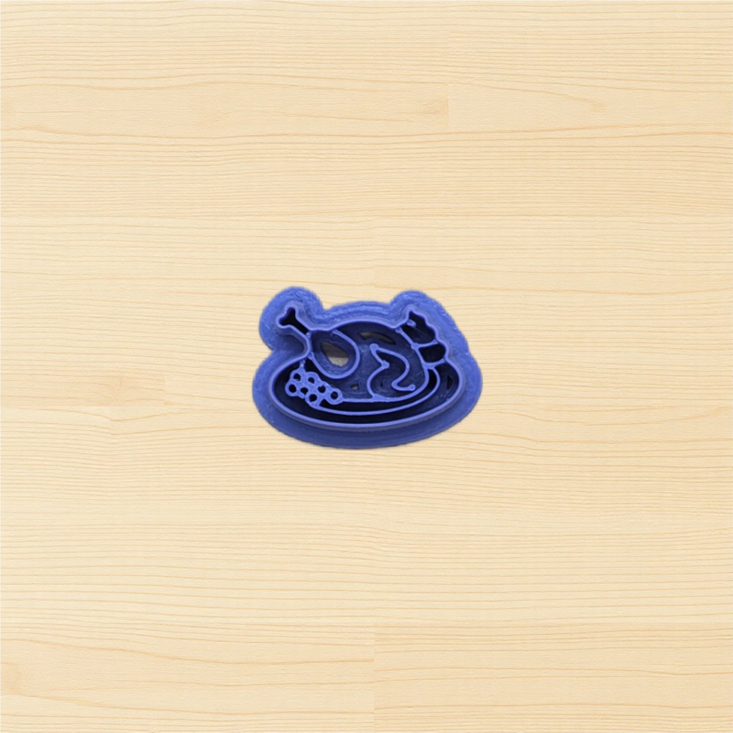 Thanksgiving Turkey Platter Cookie Cutter for Ceramics, Pottery, Polymer Clay, Fondant - Multi-Medium Craft & Baking Tool