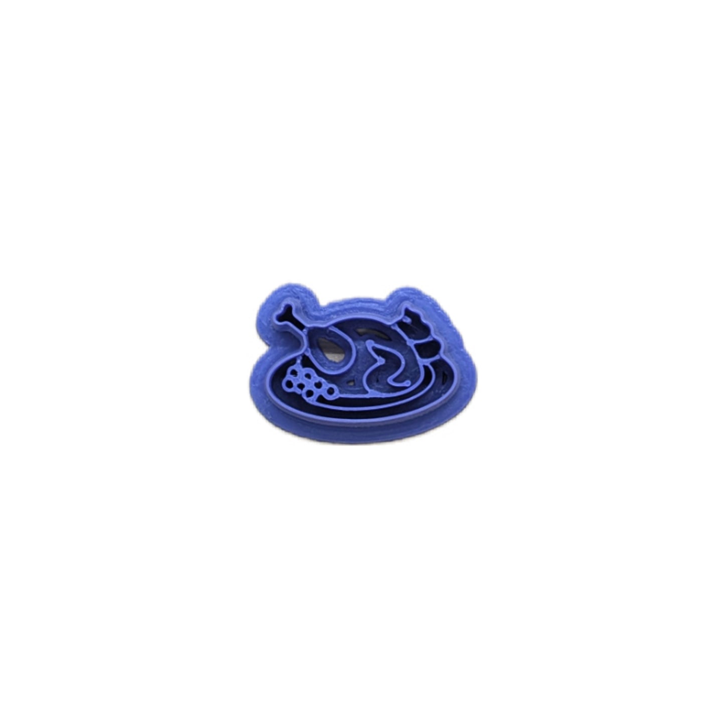 Thanksgiving Turkey Platter Cookie Cutter for Ceramics, Pottery, Polymer Clay, Fondant - Multi-Medium Craft & Baking Tool