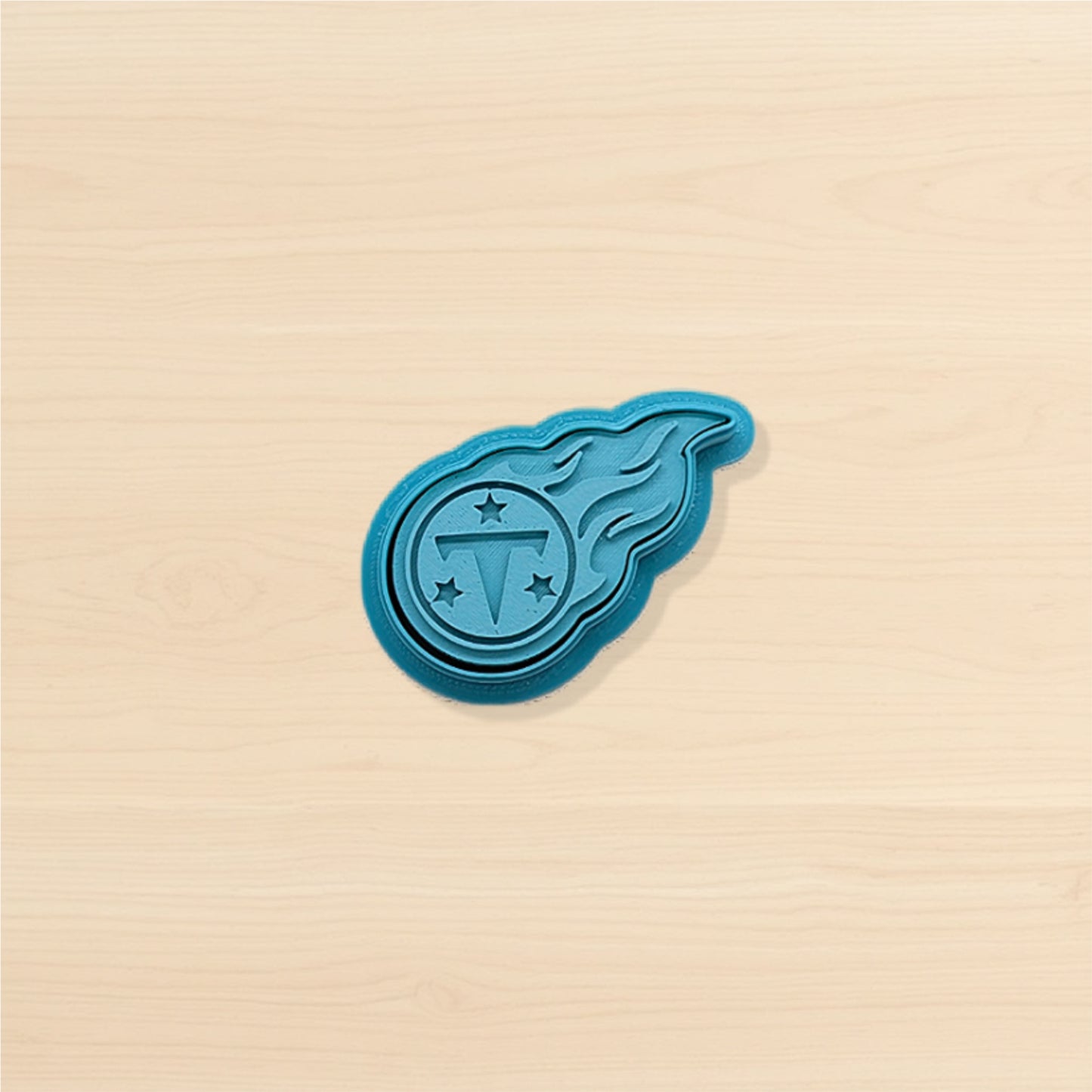 Tennessee Titans Cookie Cutter & Embossing Stamp for Cookies, Ceramics, Pottery, Polymer Clay, Fondant - Multi-Medium Craft & Baking Tool