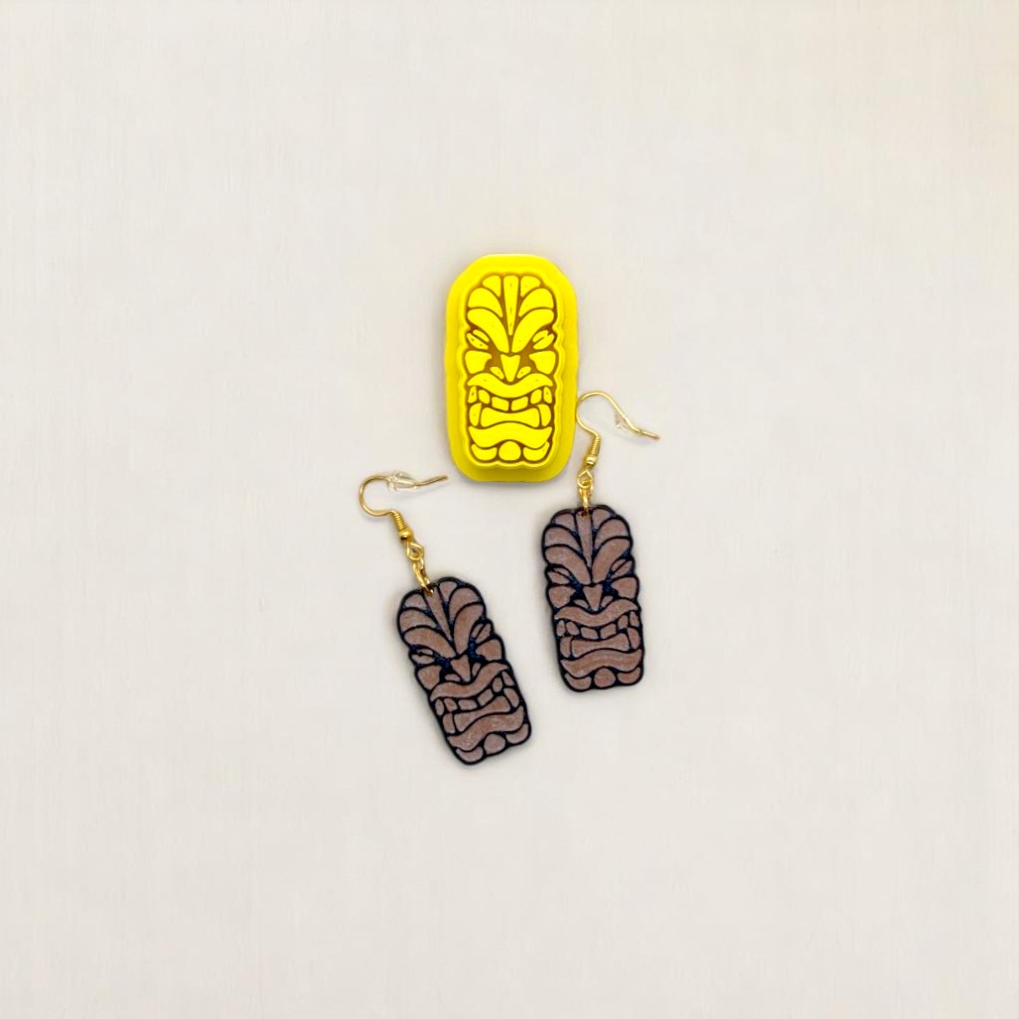 Tiki Totem Cookie Cutter - Style A | Perfect for Baking, Ceramics, Pottery, Polymer Clay & Fondant